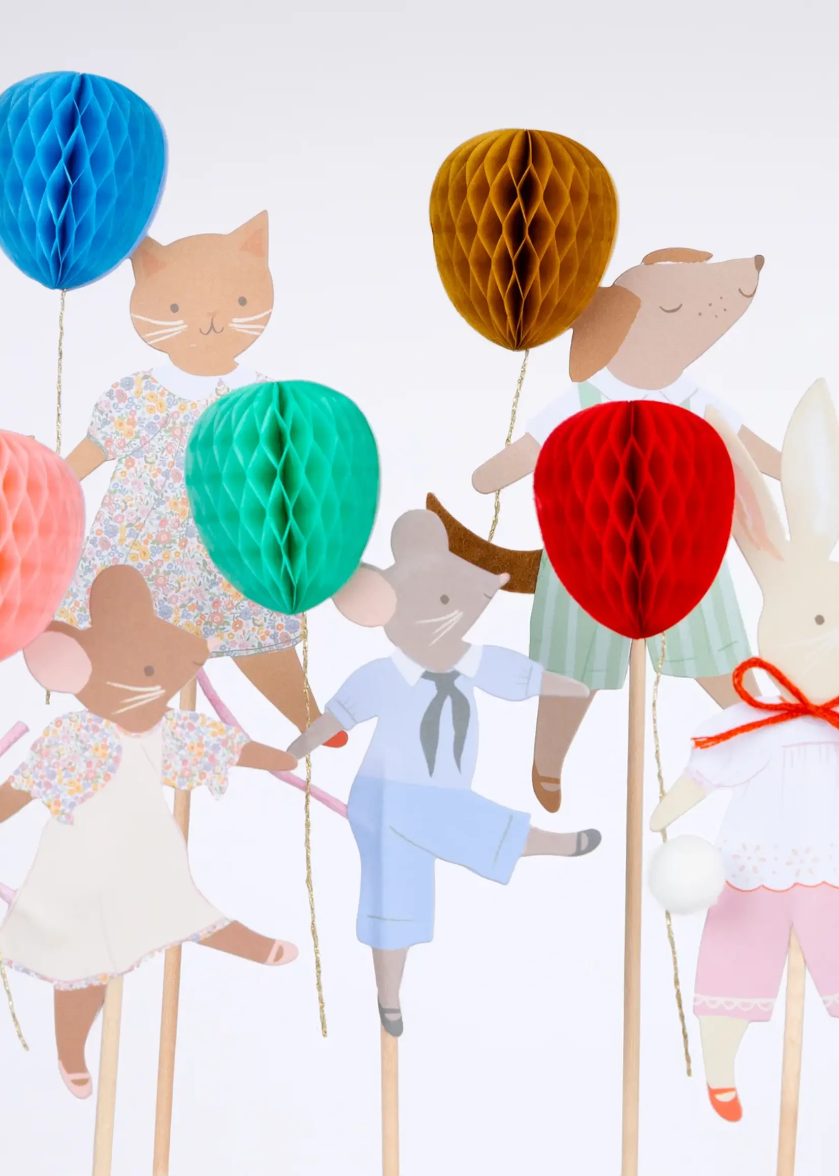 Meri Meri Animal Friends Cake Toppers