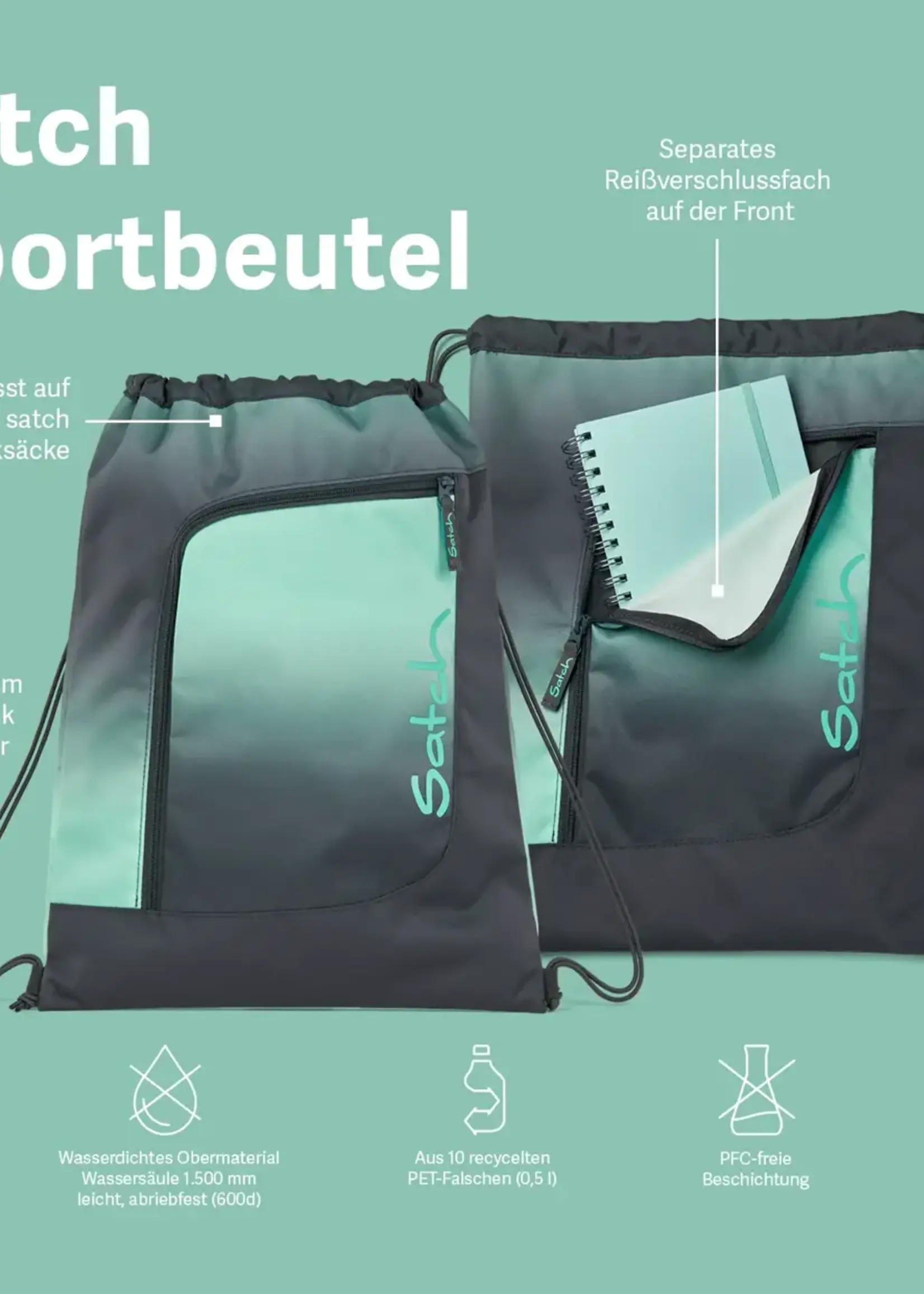 SATCH Sportbeutel Gradient Mint