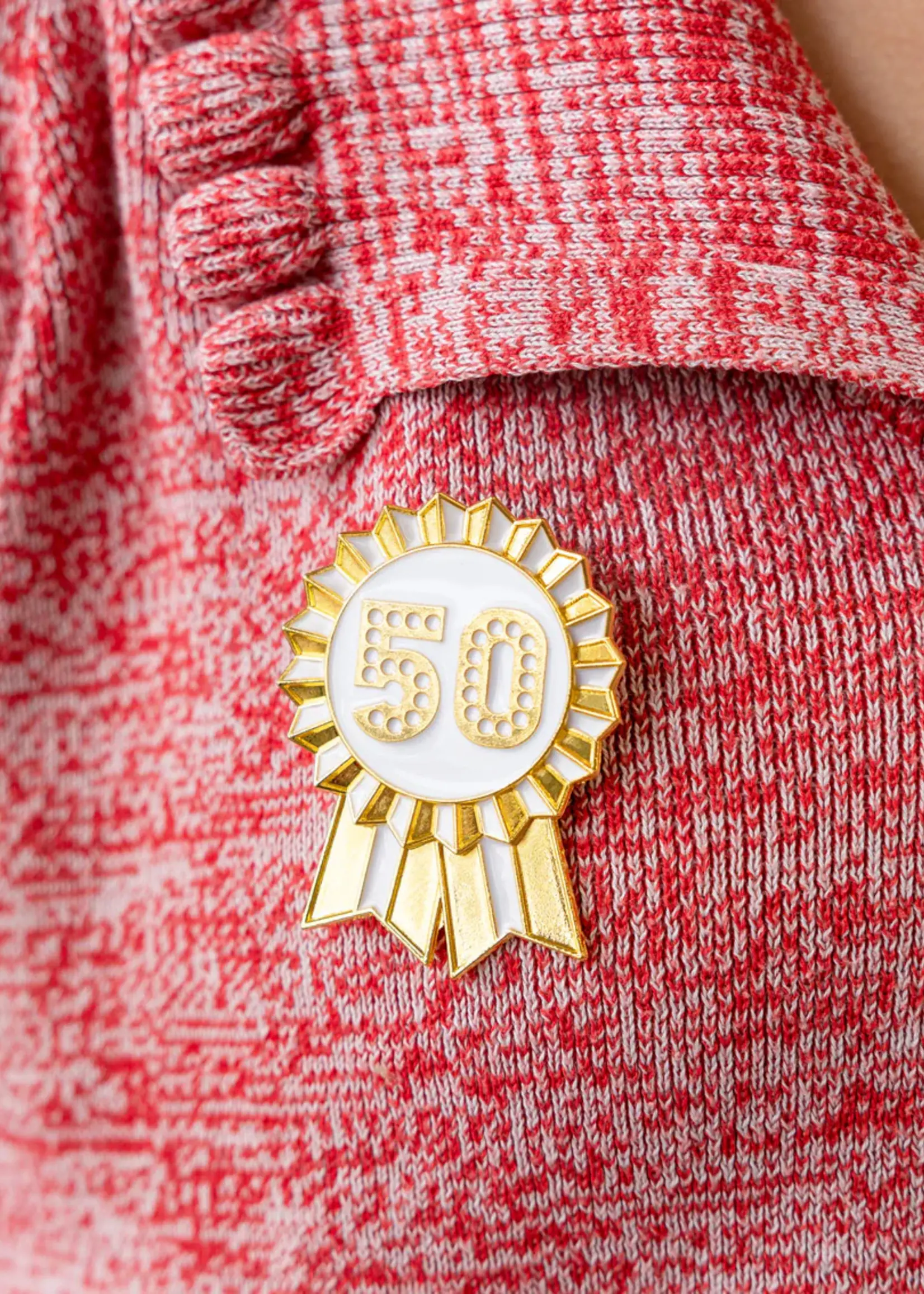 Talking Tables Birthday Pin Badge - 50