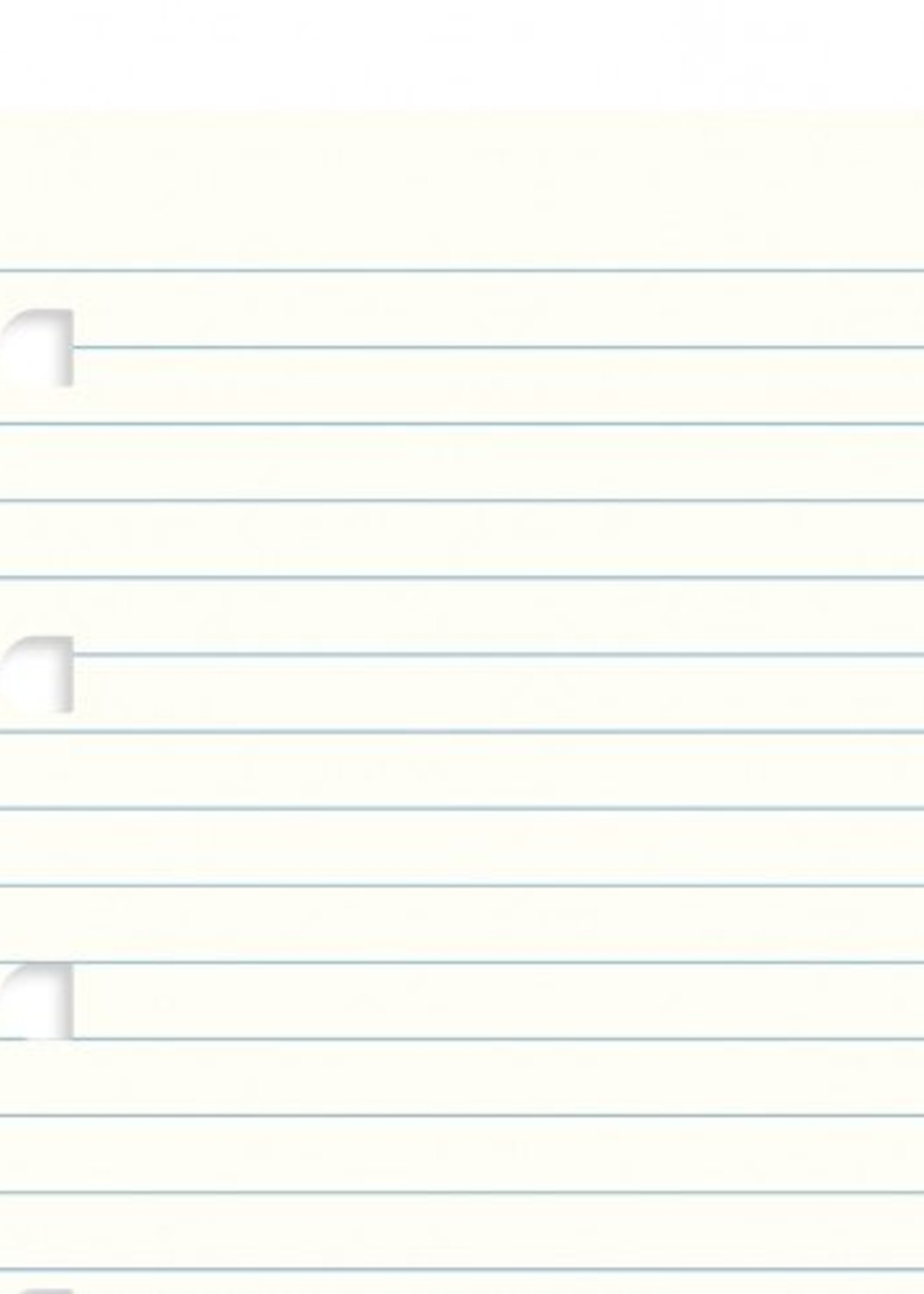 Filofax Notebook A5 Einlage, liniert