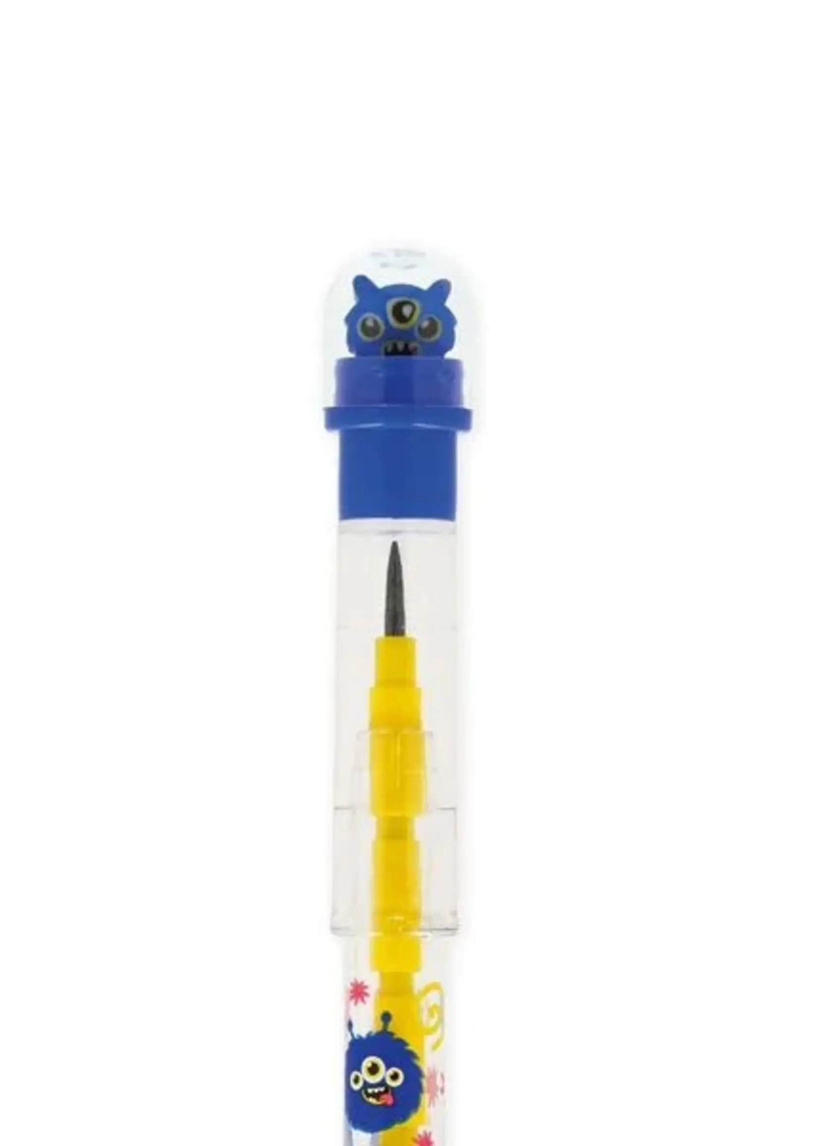 LEGAMI Stapelbarer Bleistift mit Radiergummi - Monster