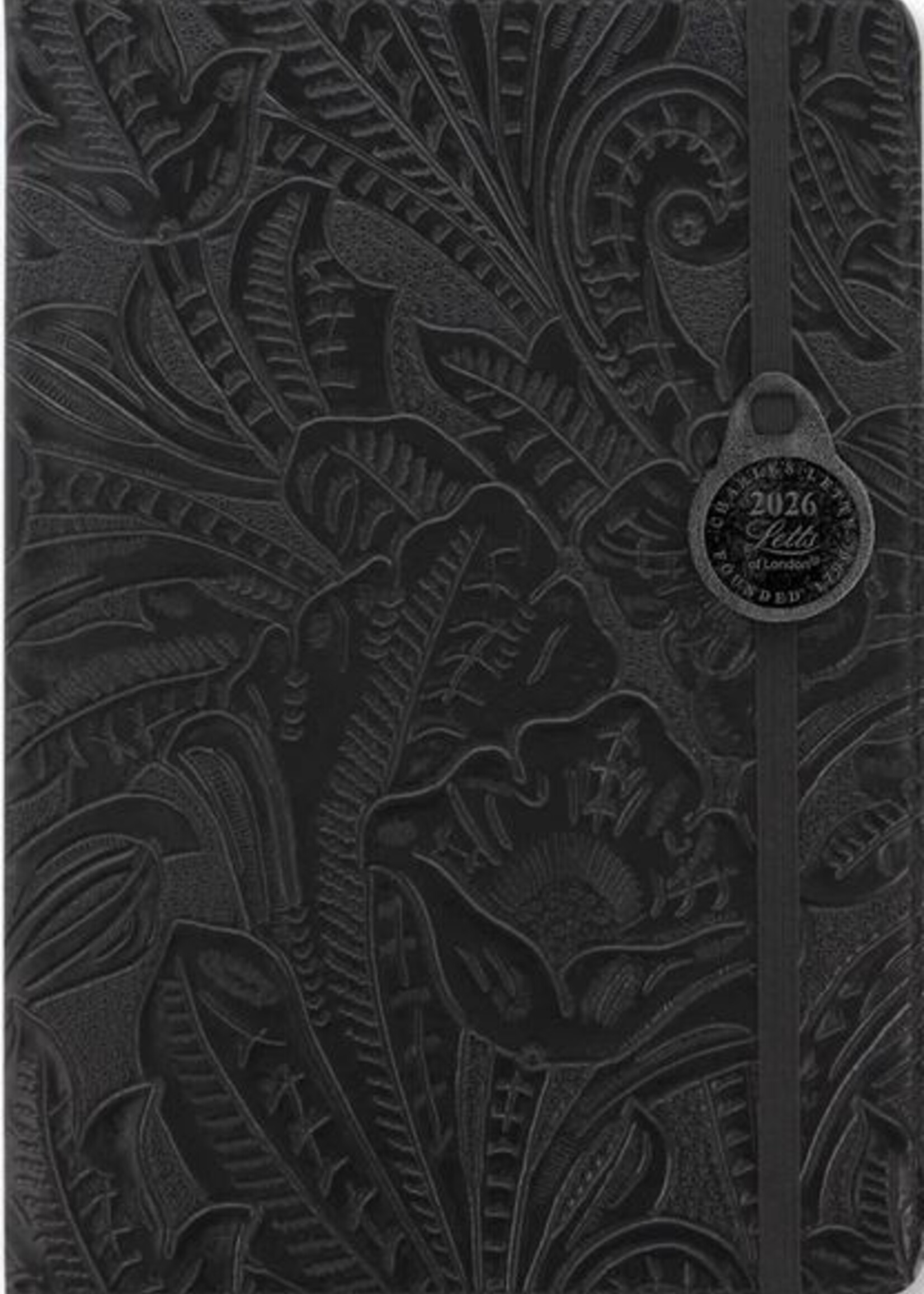 Letts by Filofax Baroque A5 WTV ML Black 2026