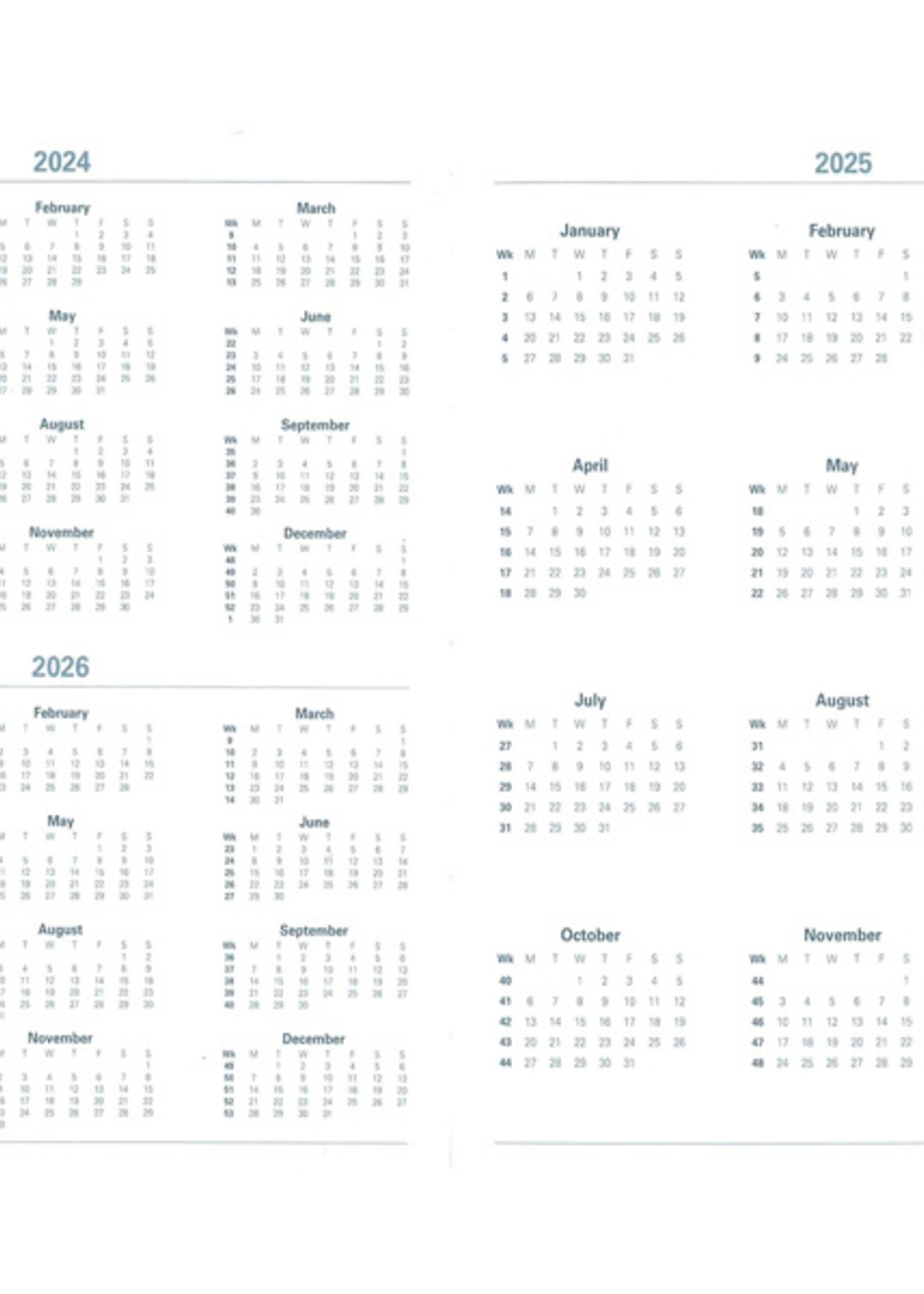Filofax Conscious A6 WTV ML Ocean 2026