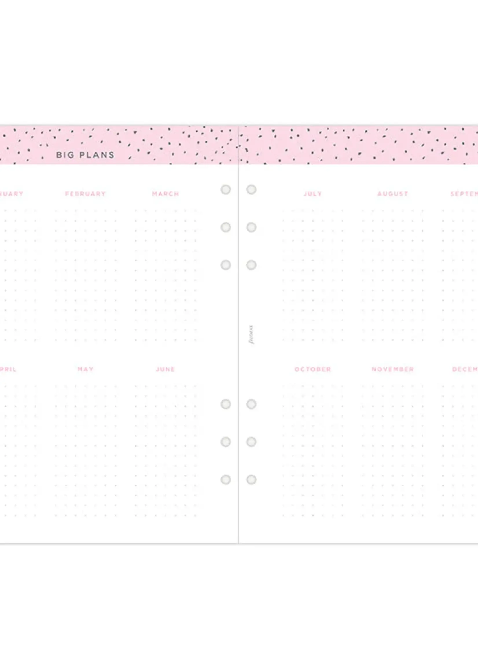 Filofax Confetti Kalender 1 Woche / 2 Seiten A5 2026
