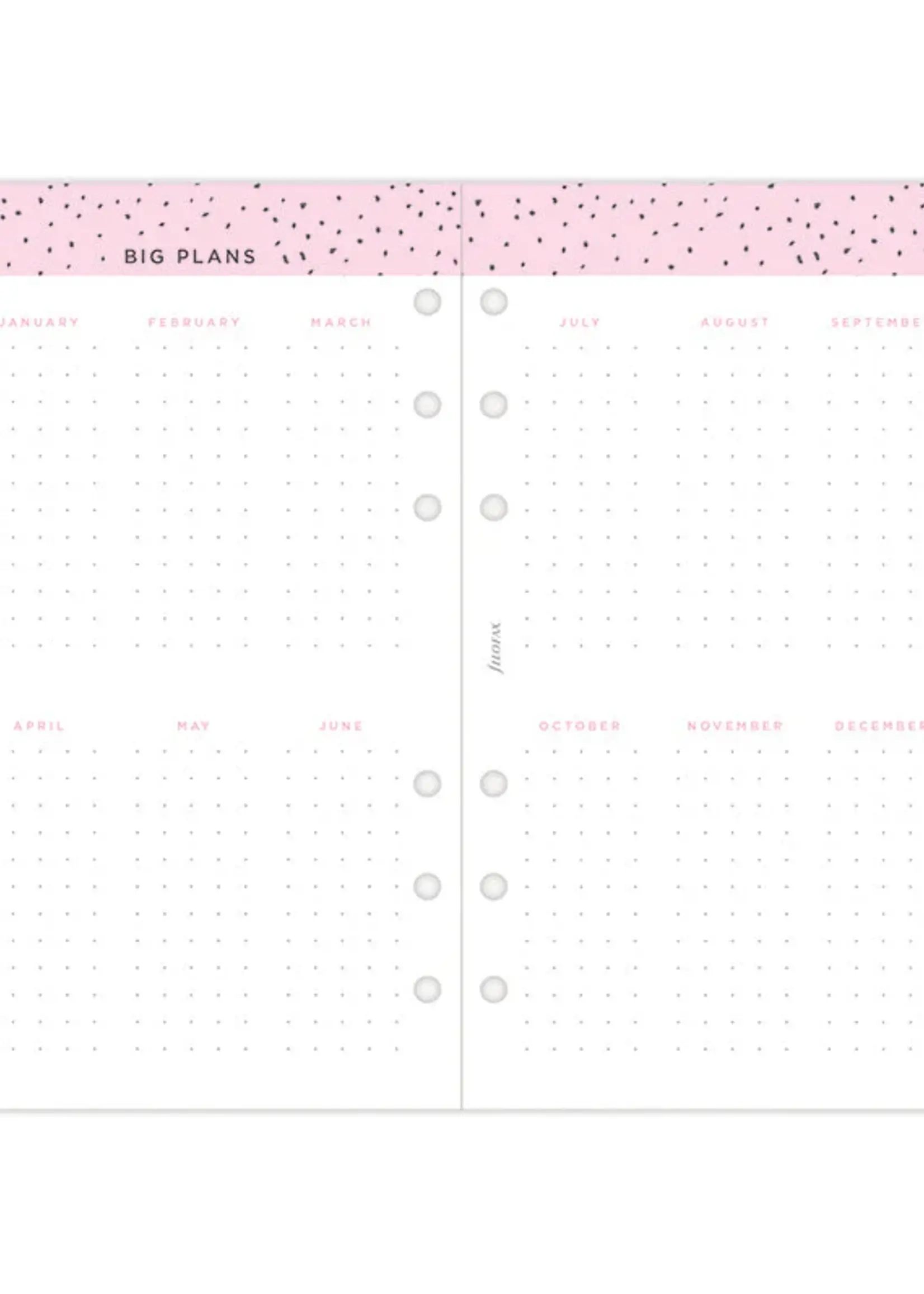 Filofax Confetti Kalender 1 Woche / 2 Seiten Personal 2026