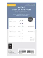 Filofax Minimal Kalender 1 Woche / 2 Seiten Personal 2026 Filofax Minimal Kalender 1 Woche / 2 Seiten Personal 2026