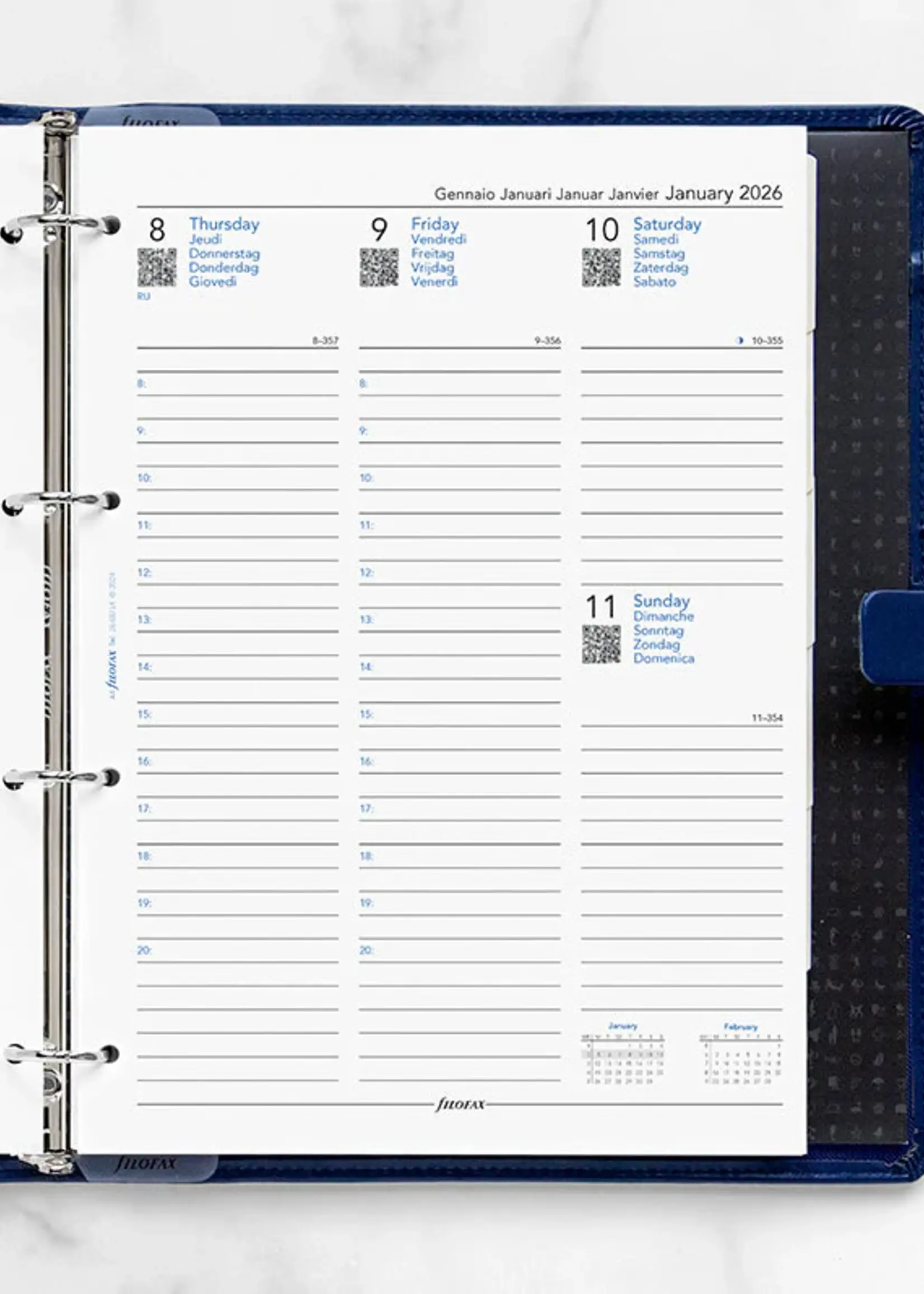 Filofax A4 1W/2S (M)2026