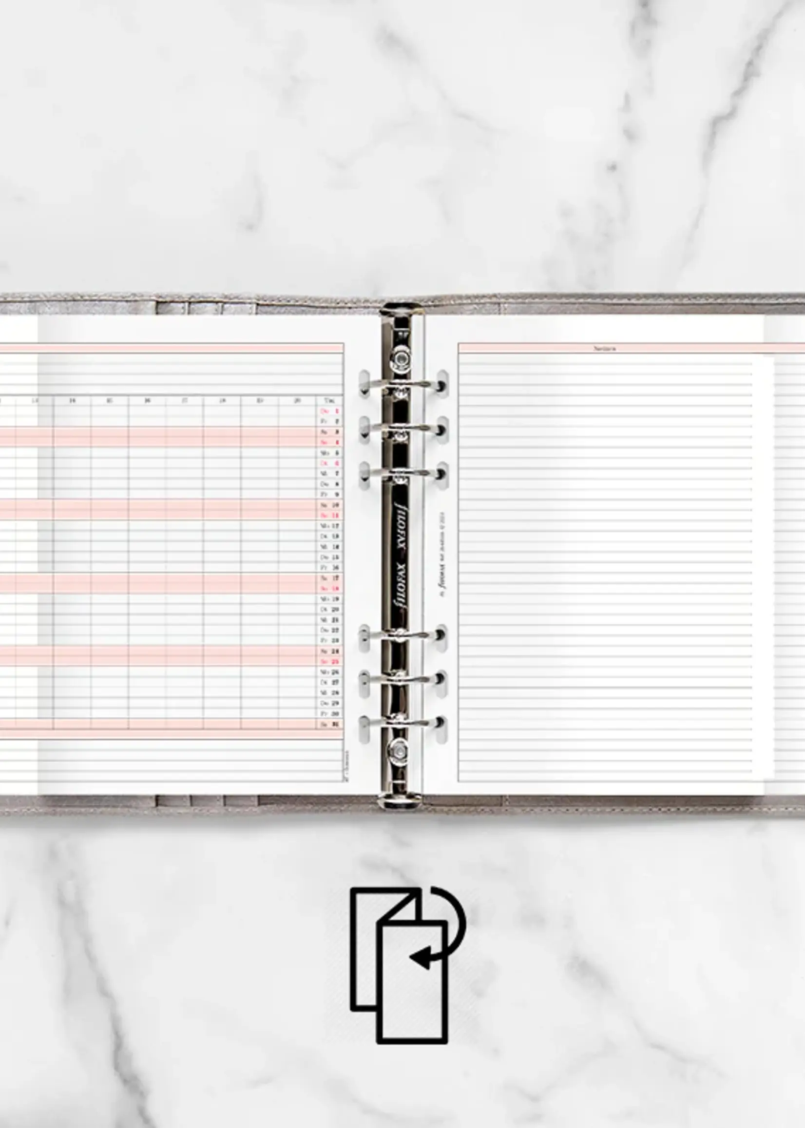 Filofax Monatsplaner deutsch A5 2026