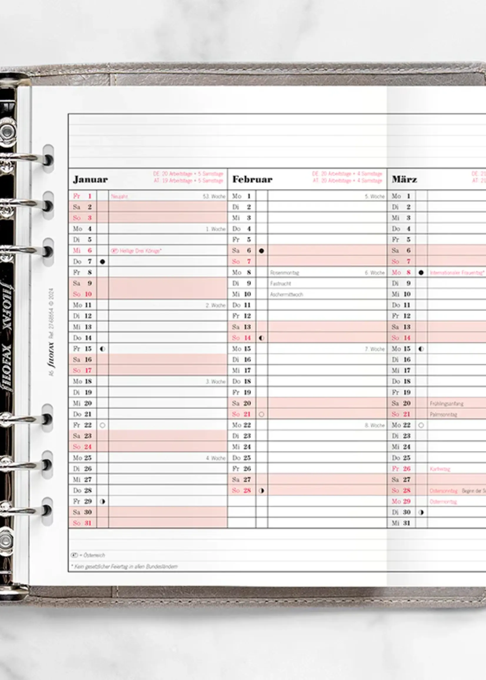 Filofax A5 Prof.Jahrespl. (D)2027