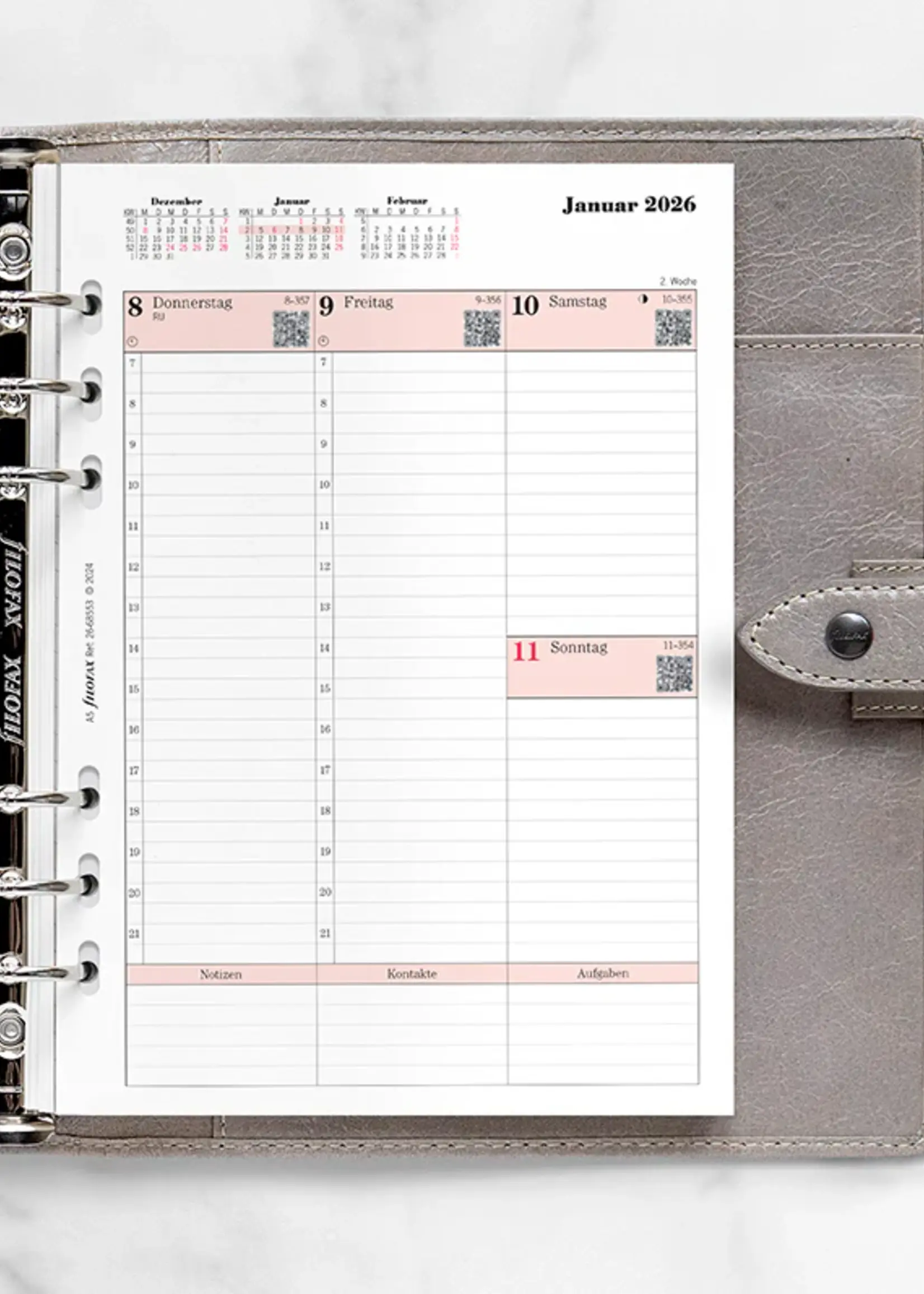 Filofax A5 Prof.1W/2S (D)2026