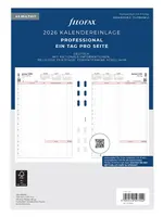 Filofax Kalendereinlage A5 2026, 1 Tag / 1 Seite, deutsch, Professional