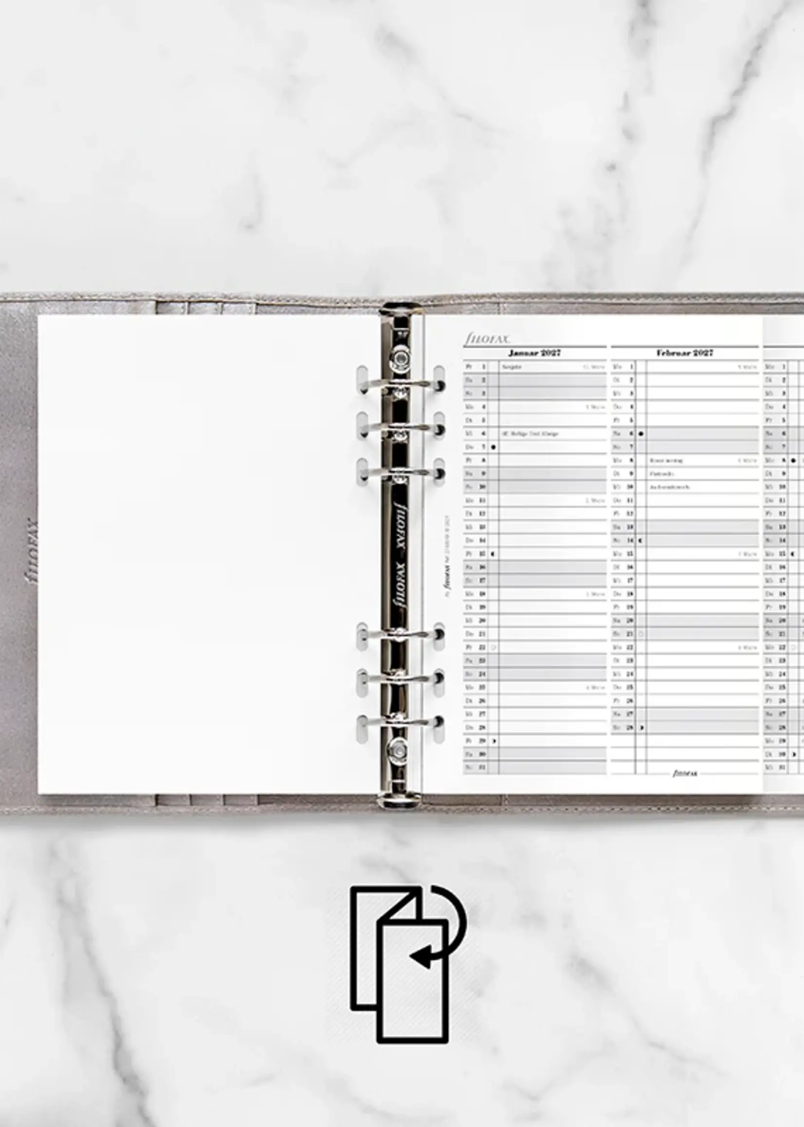 Filofax Jahresplaner deutsch A5 2027