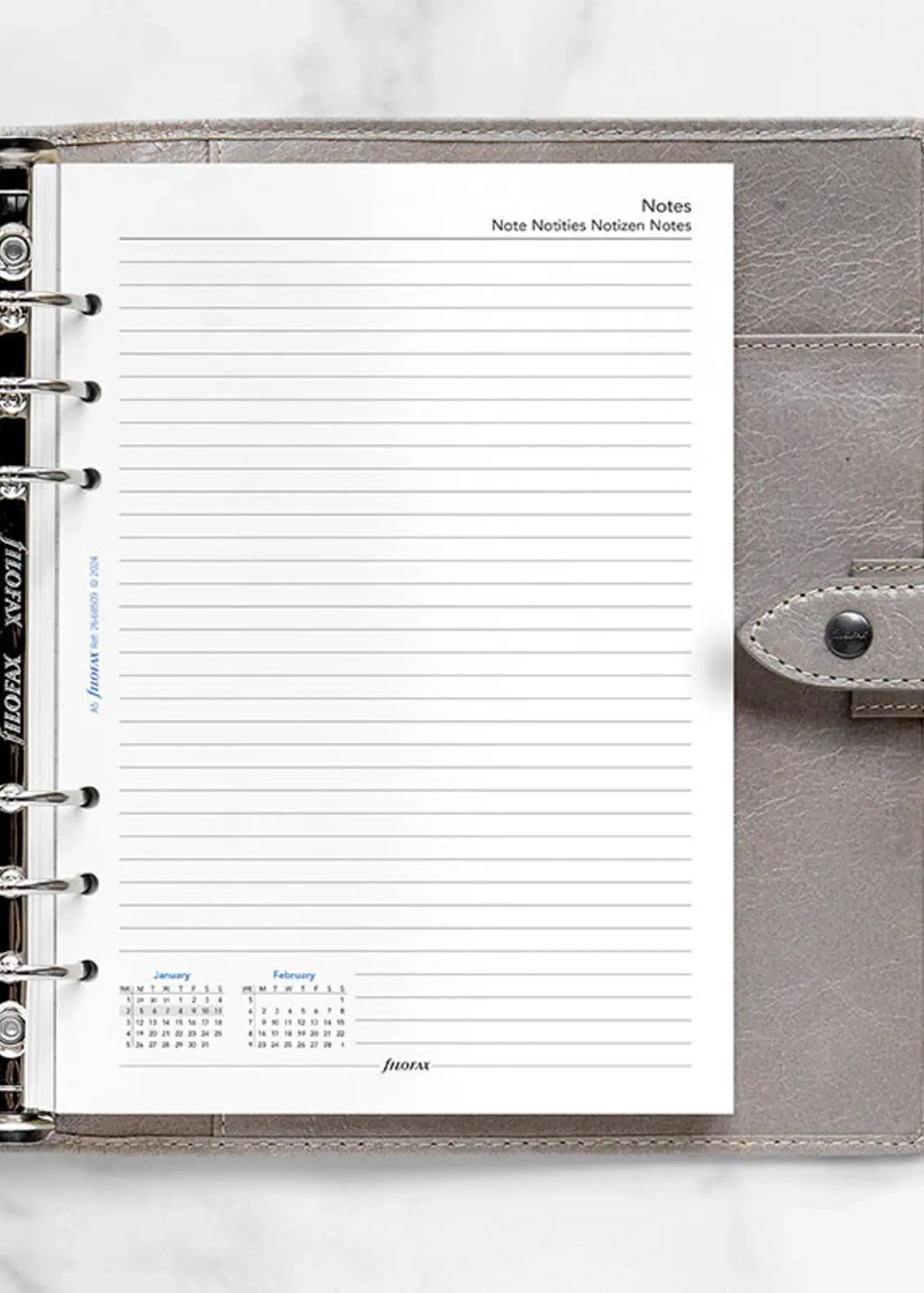 Filofax A5 1W/1S + Not.mehrsp.2026