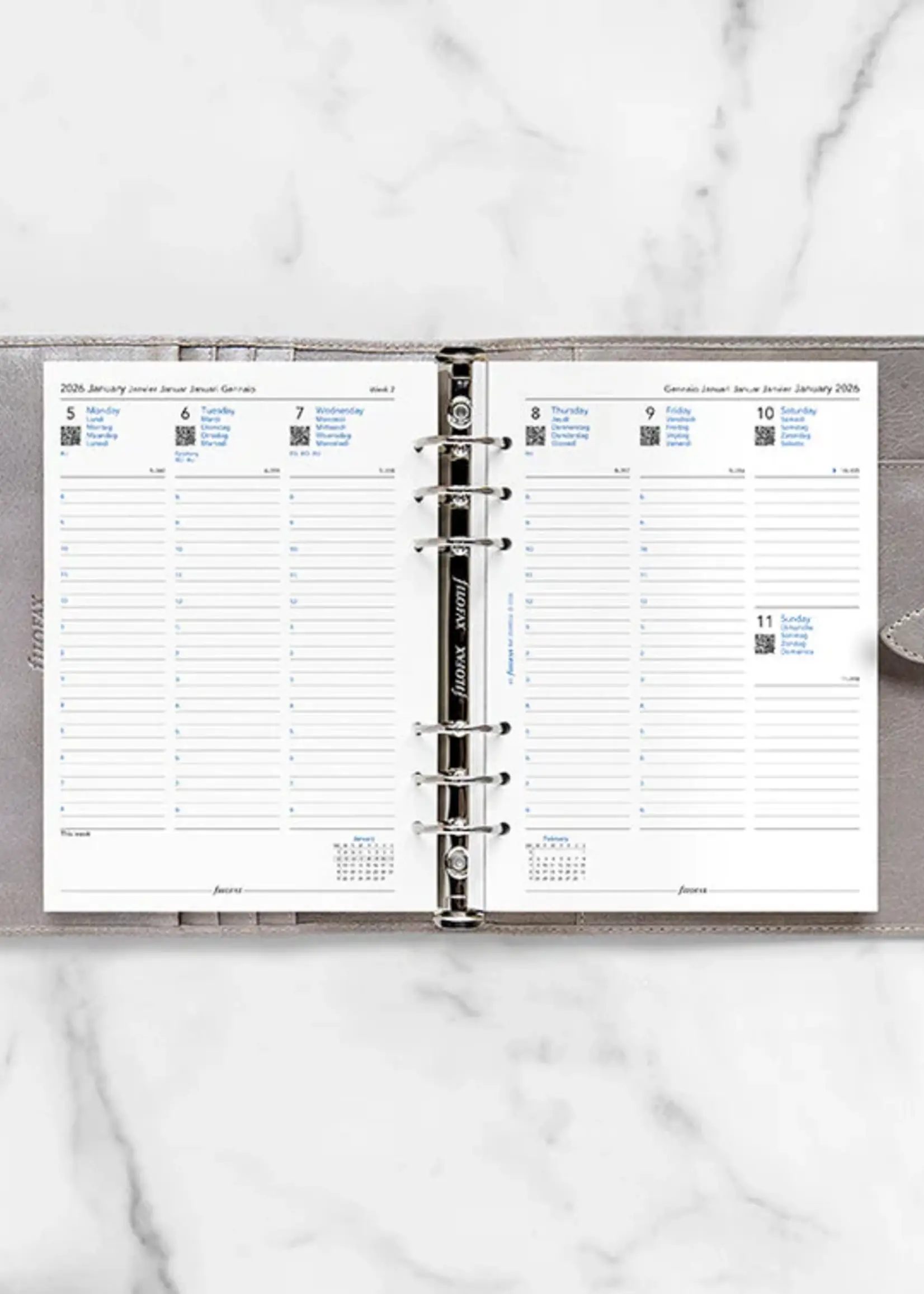 Filofax A5 1W/2S m.Not(M)2026