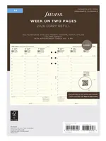 Filofax 1 Woche / 2 Seiten multilingual A5 2026