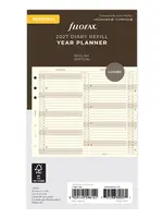 Filofax Jahresplaner Personal 2027, englisch, Cotton Cream