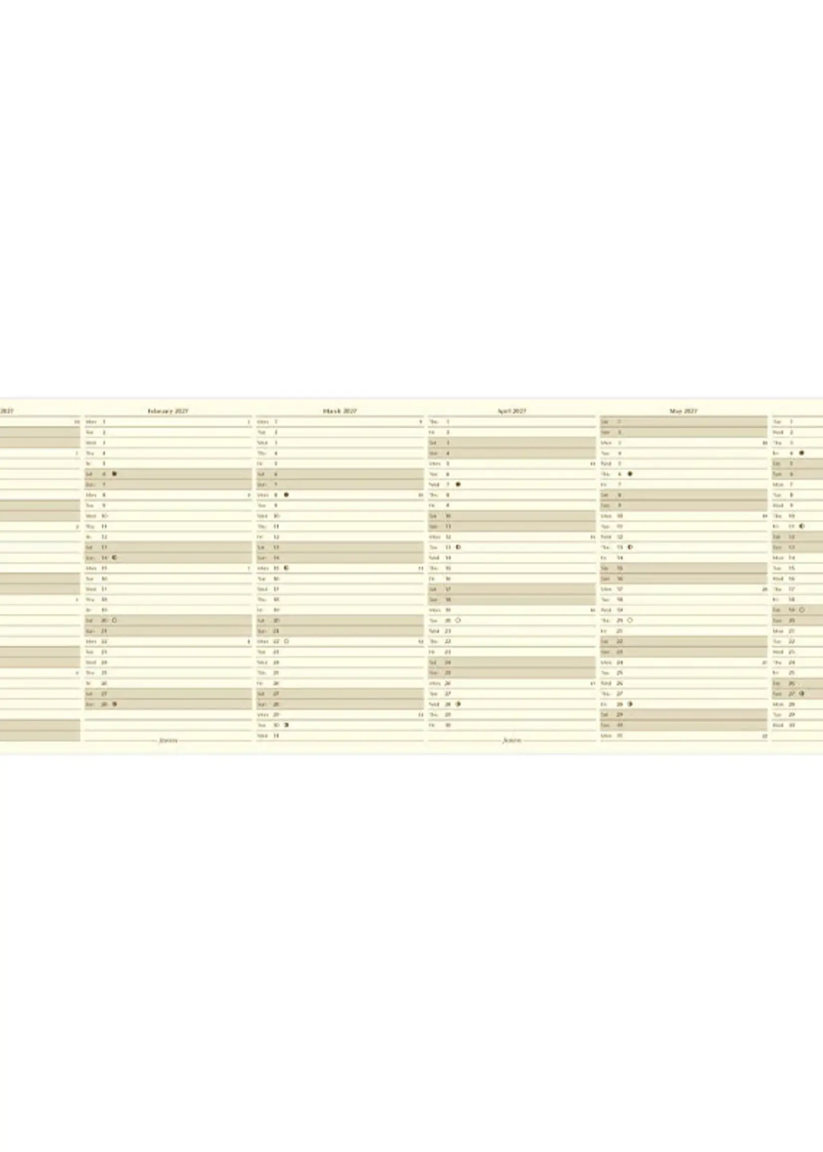 Filofax Jahresplaner englisch Personal 2027