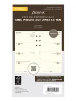 Filofax Kalendereinlage Personal 2026, 1 Woche / 2 Seiten, deutsch