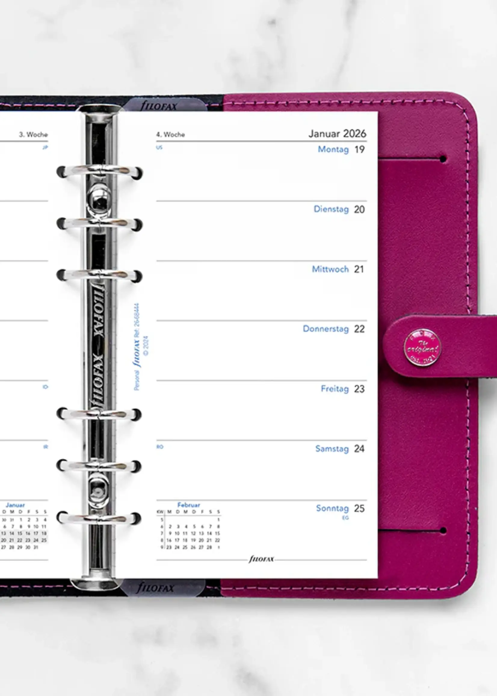 Filofax 1 Woche / 1 Seite deutsch Personal 2026