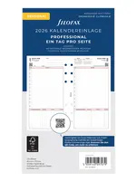 Filofax Kalendereinlage Personal 2026, 1 Tag / 1 Seite, deutsch, Professional