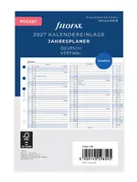 Filofax Jahresplaner Pocket 2027, deutsch