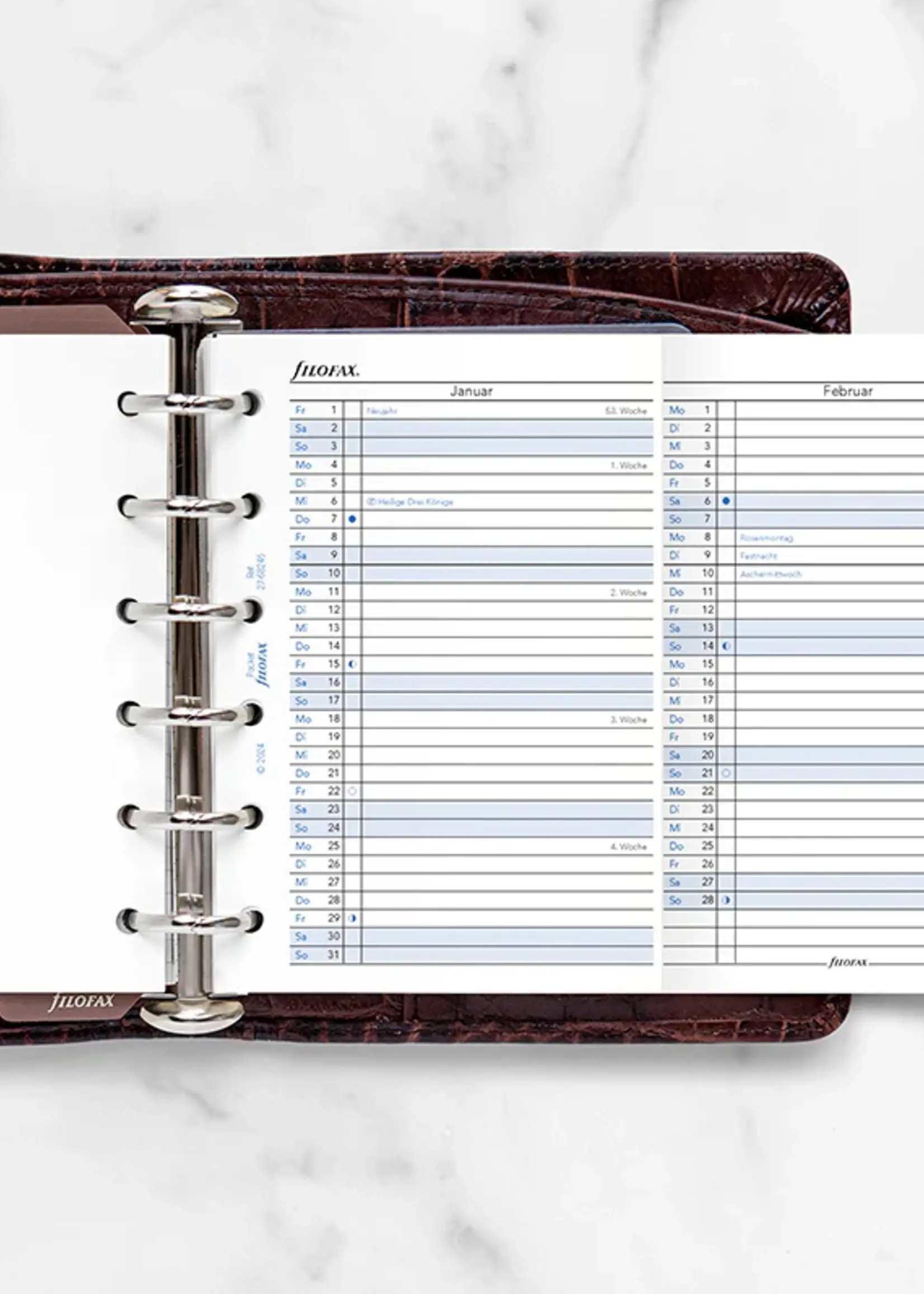 Filofax PKT Jahrespl. vert.(D)2027