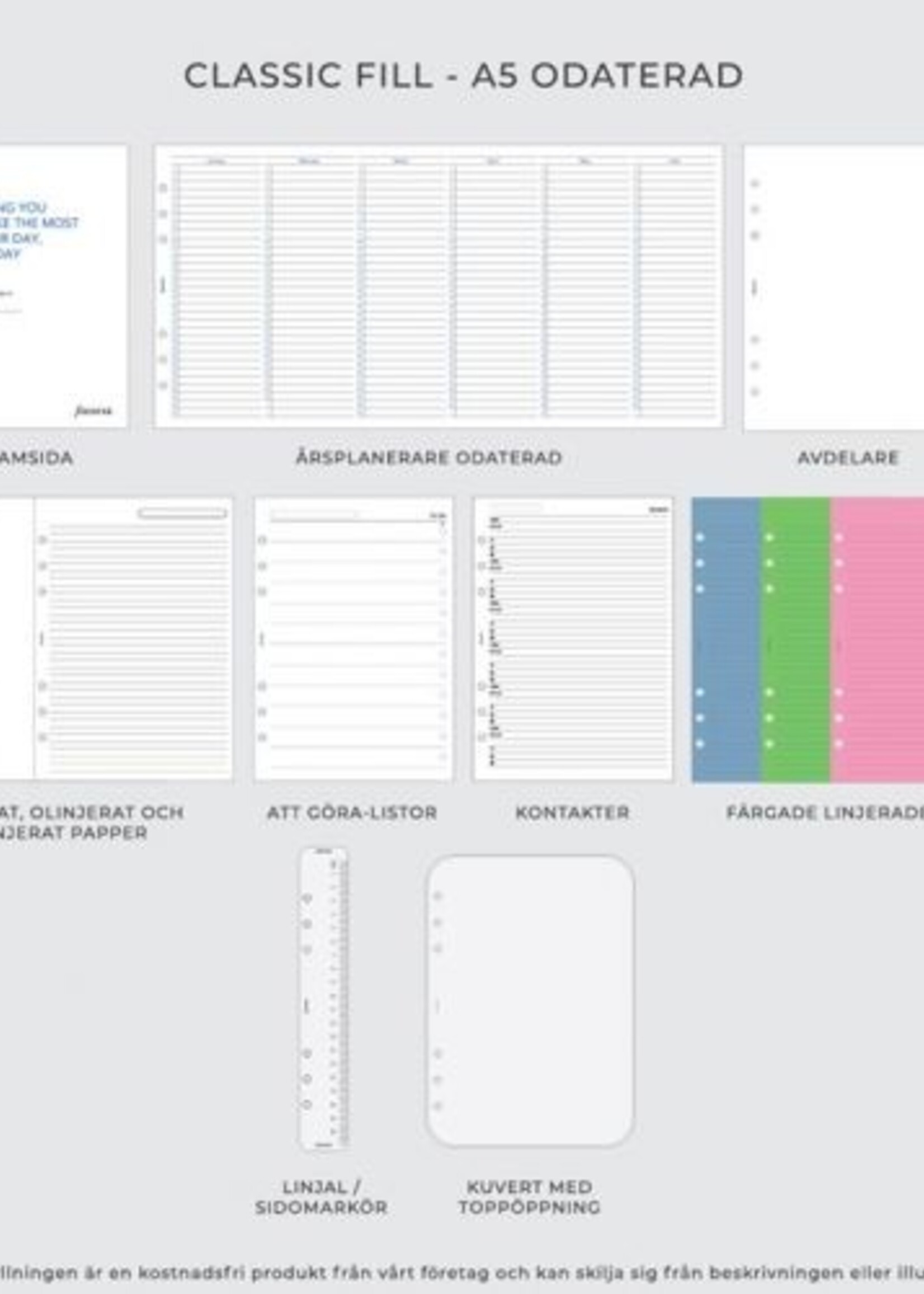 Filofax Finsbury A5 Organiser Scarlet