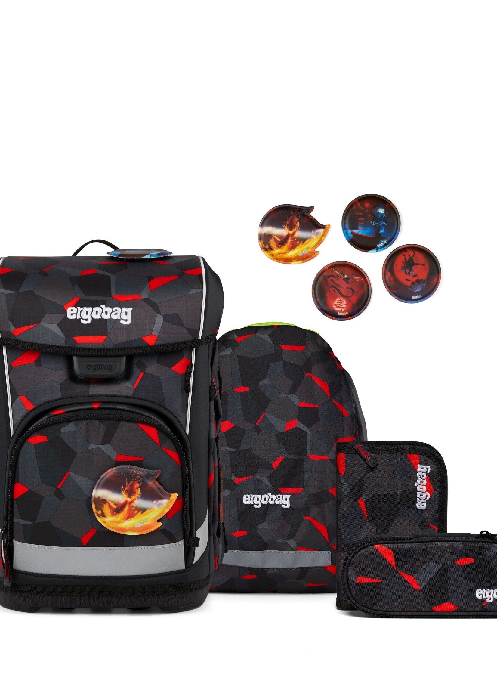 ERGOBAG Cubo Light Schultaschen-Set Taekbärdo