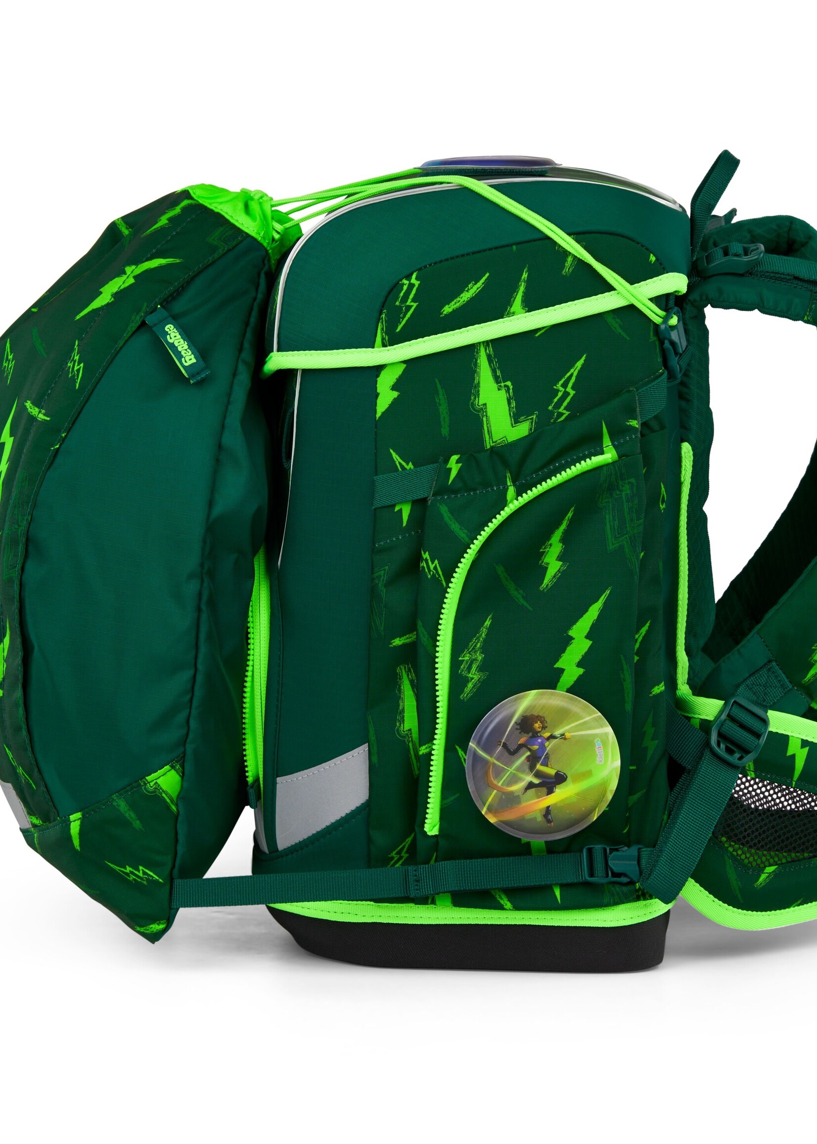 ERGOBAG Cubo Light Schultaschen-Set Bärtastisch