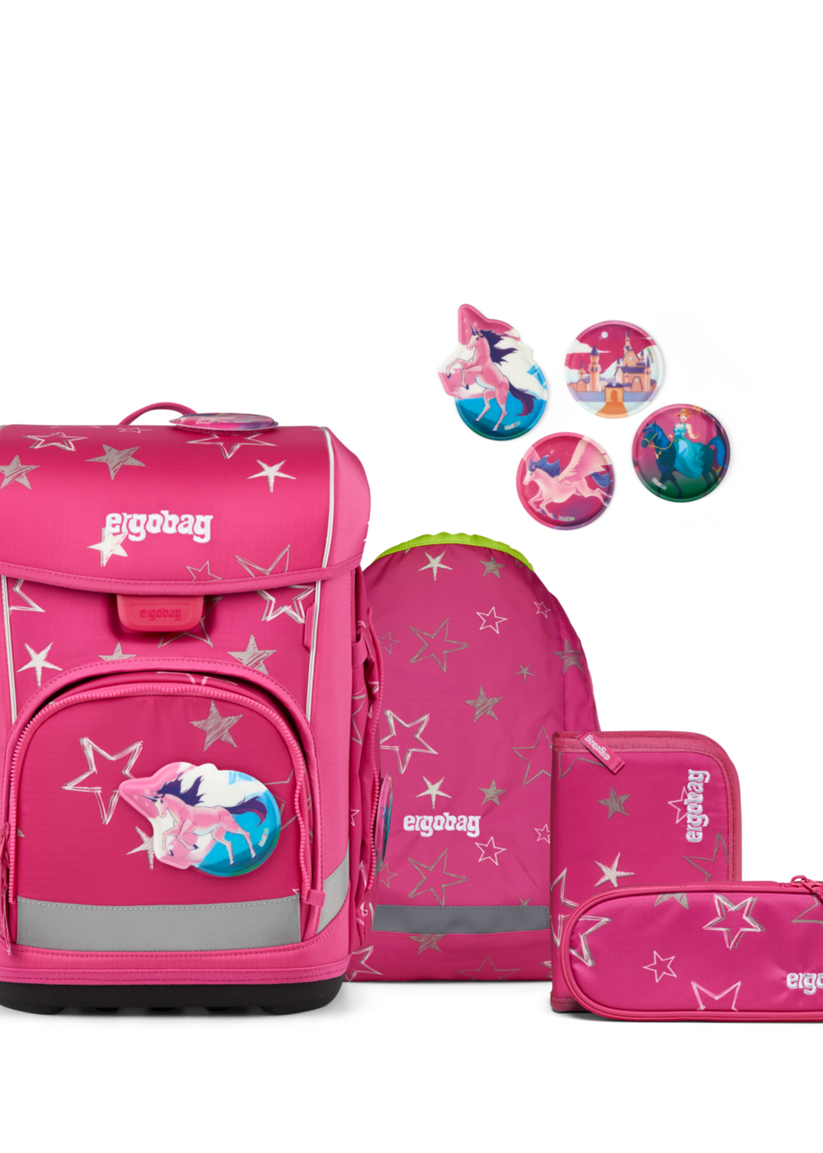 ERGOBAG Cubo LIGHT Schultaschen-Set STERNZAUBÄR