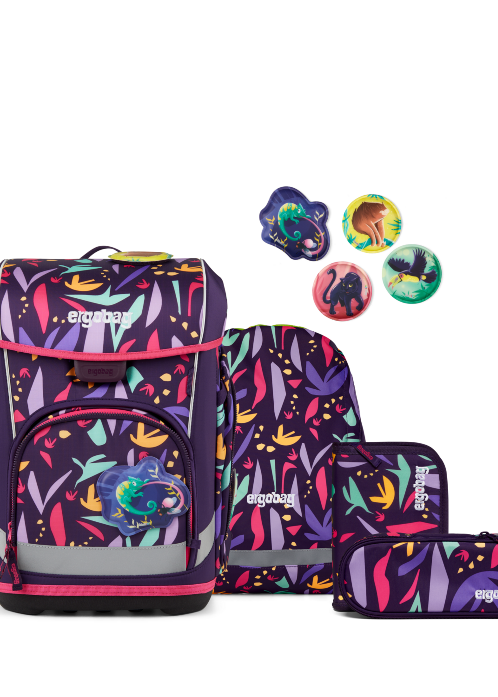 ERGOBAG Cubo Schultaschen-Set light