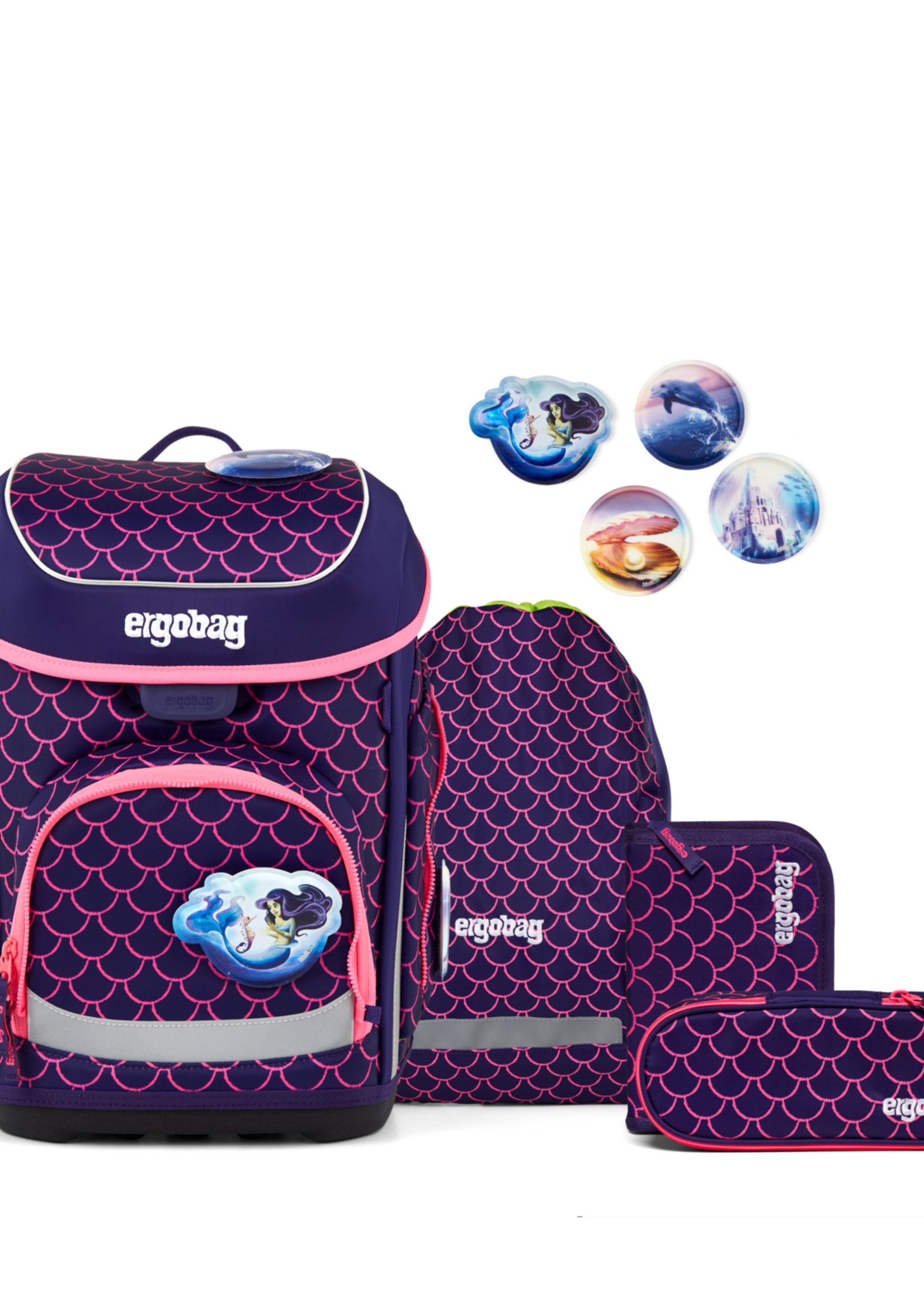 ERGOBAG Cubo Schultaschen-Set PerlentauchBär