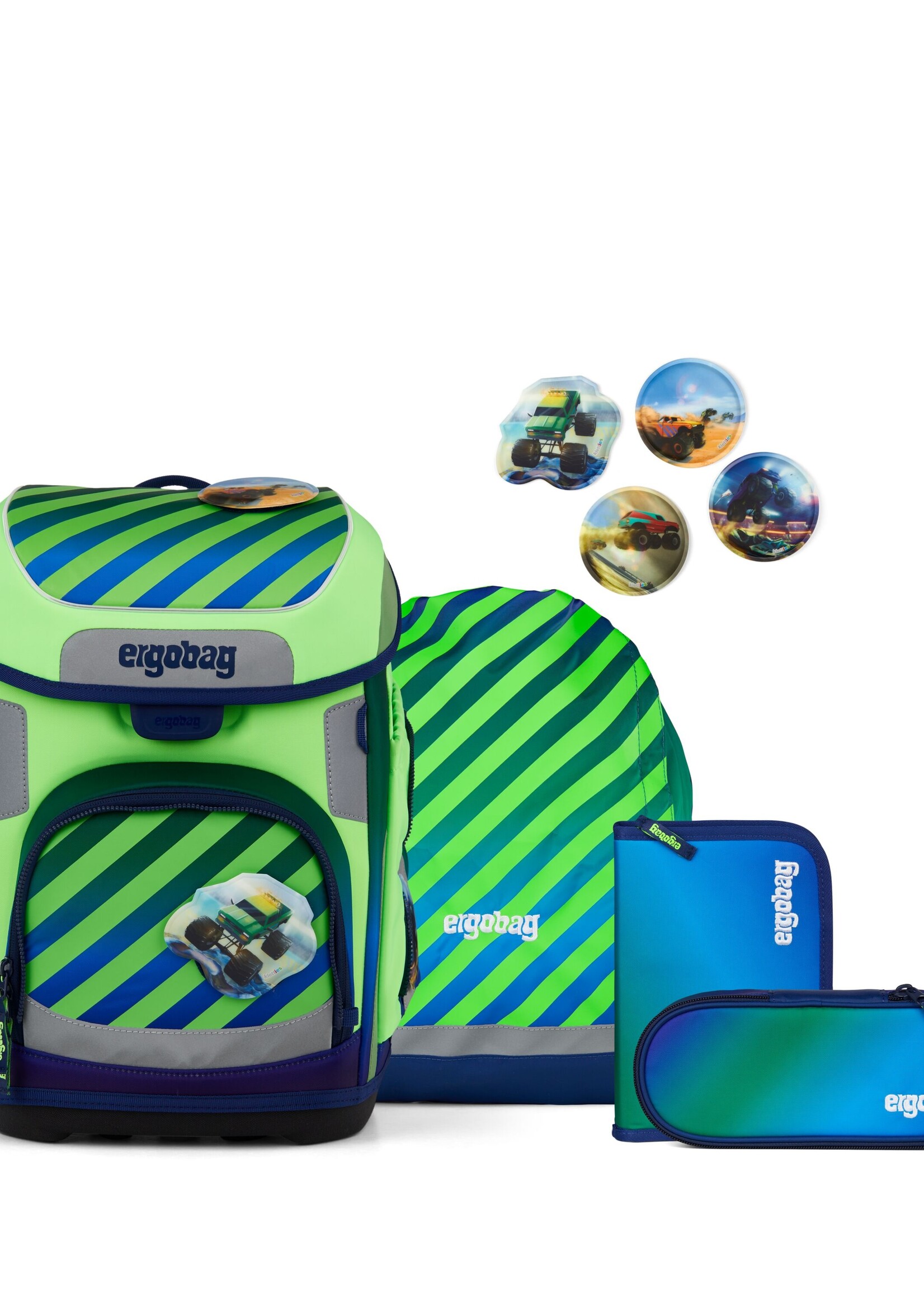 ERGOBAG Cubo Schultaschen-Set TruckBär