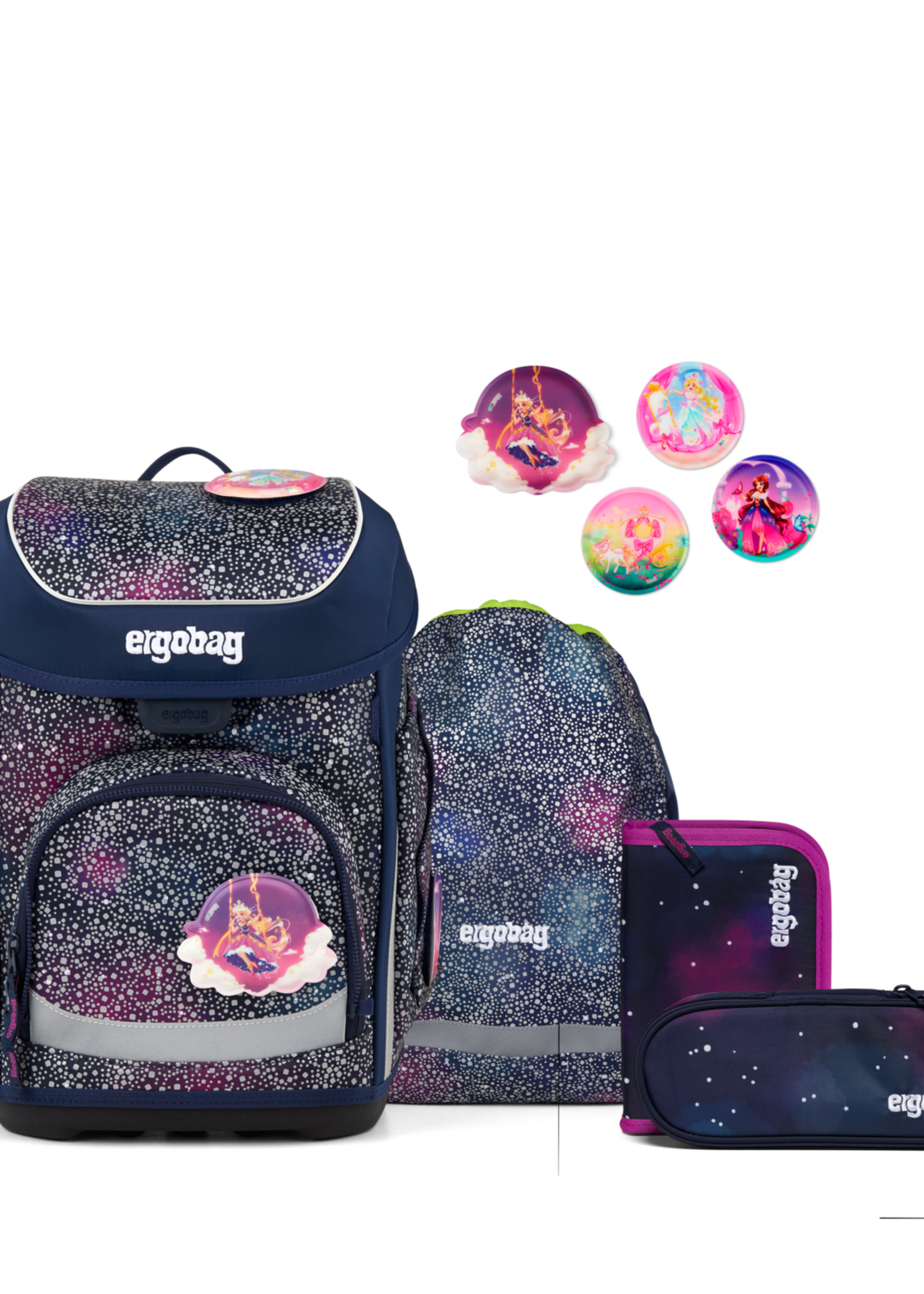 ERGOBAG Cubo Schultaschen-Set Bärlaxy