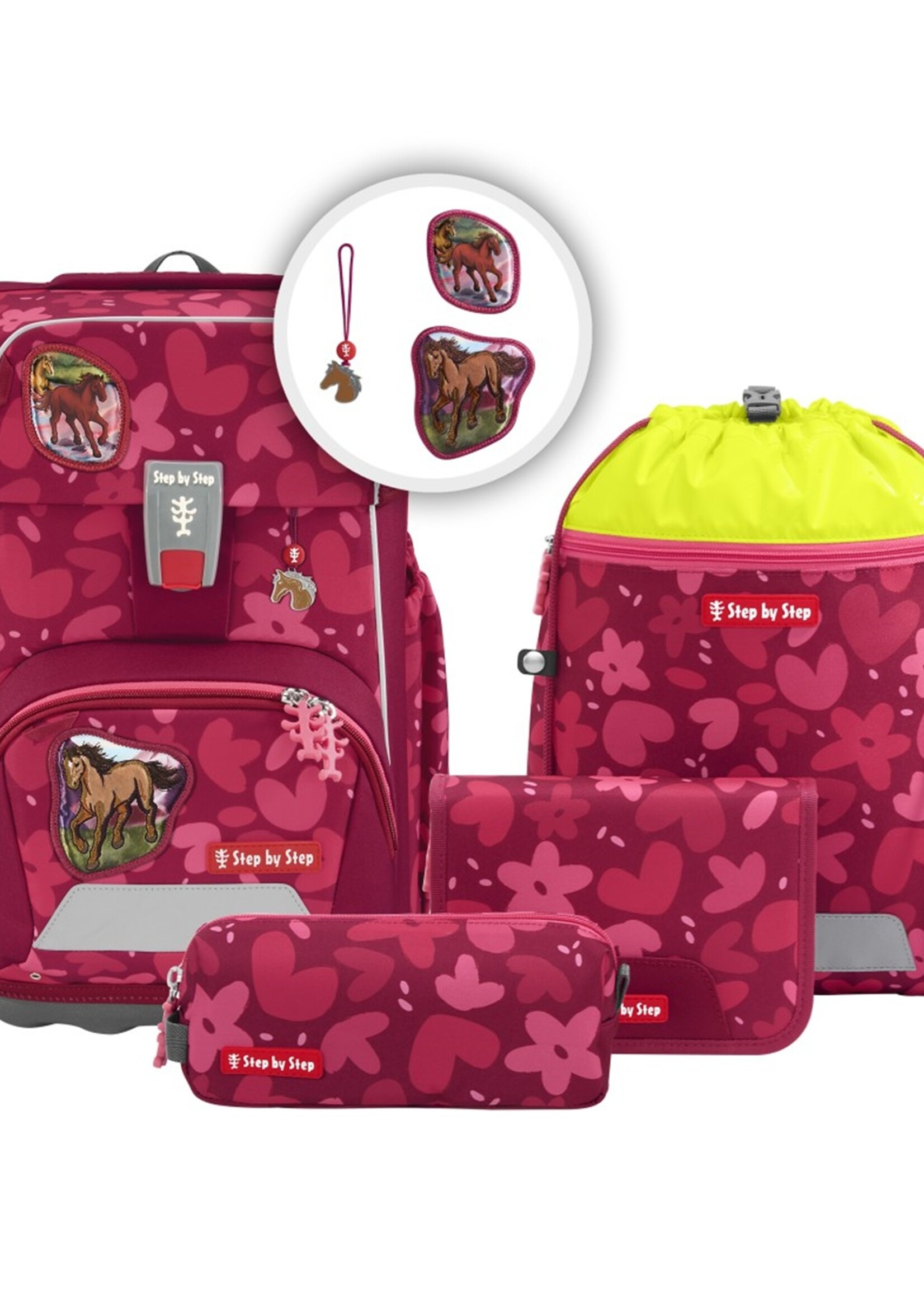 Step by Step CLOUD Schultaschen-Set "Wild Horse Nora", 5-teilig