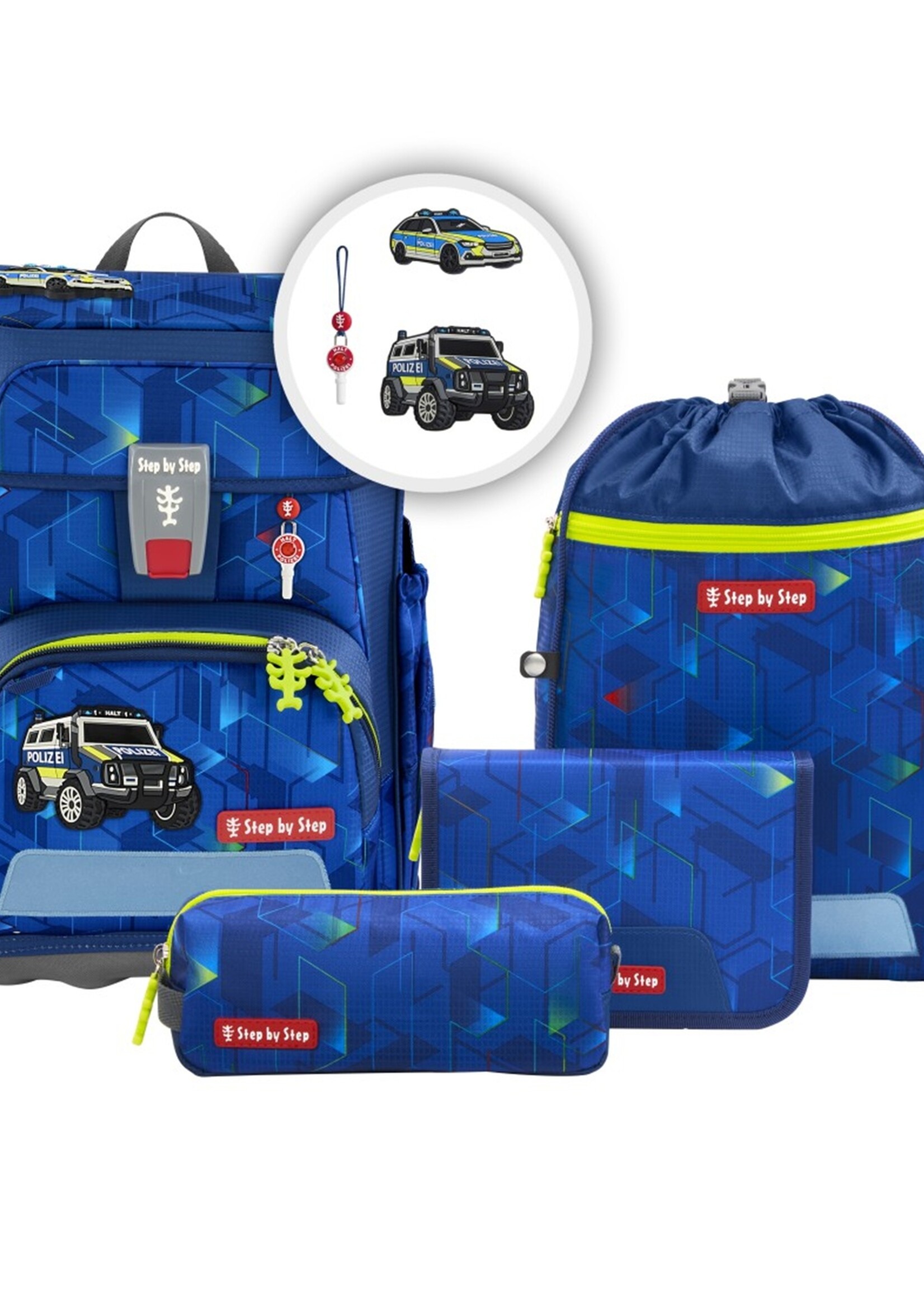 Step by Step CLOUD Schultaschen-Set "Police