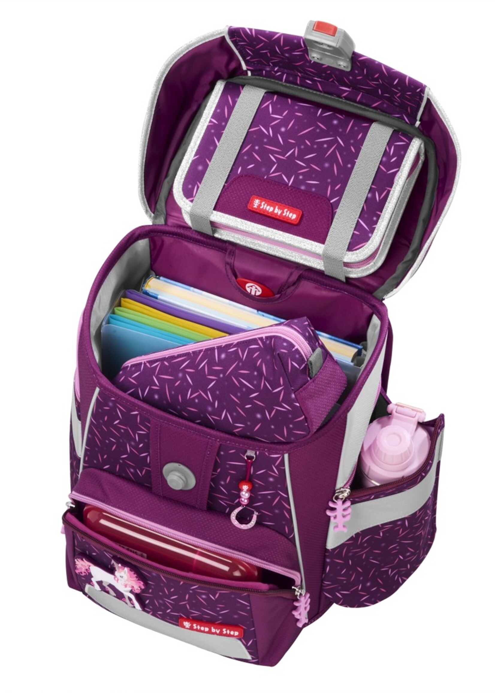 Step by Step SPACE Schultaschen-Set Pretty  Unicorn Nuala , 5-teilig
