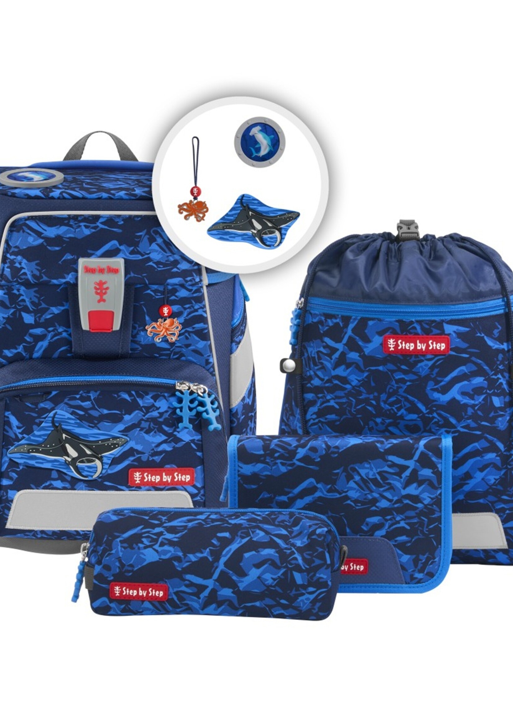 Step by Step SPACE Schultaschen-Set Manta Rio