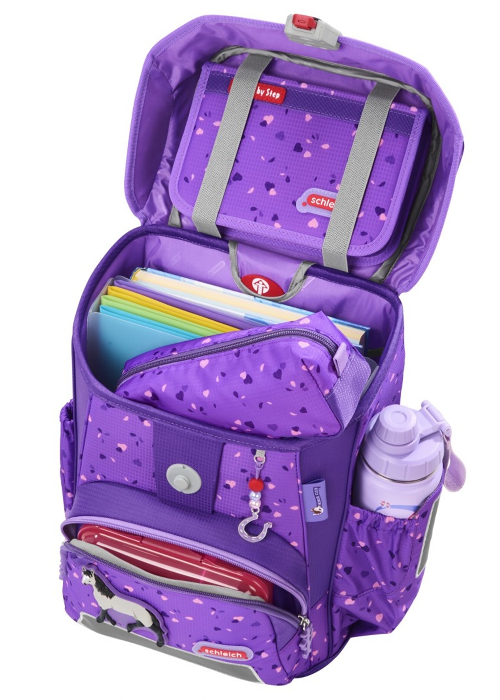 Step by Step CLOUD schleich¨ Schultaschen-Set, Horse Club, "Horse"