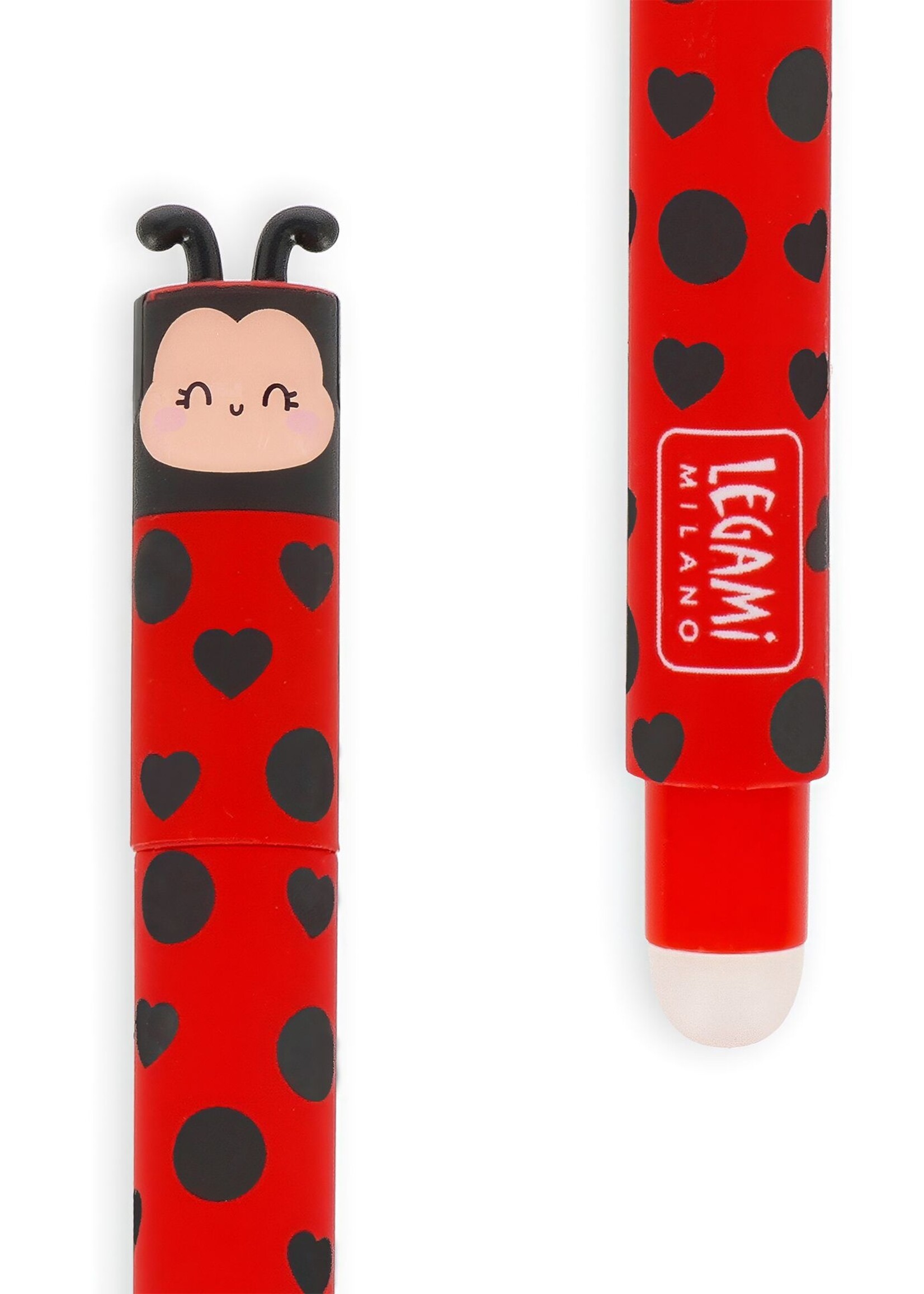 LEGAMI ERASABLE GEL PEN - LADYBUG