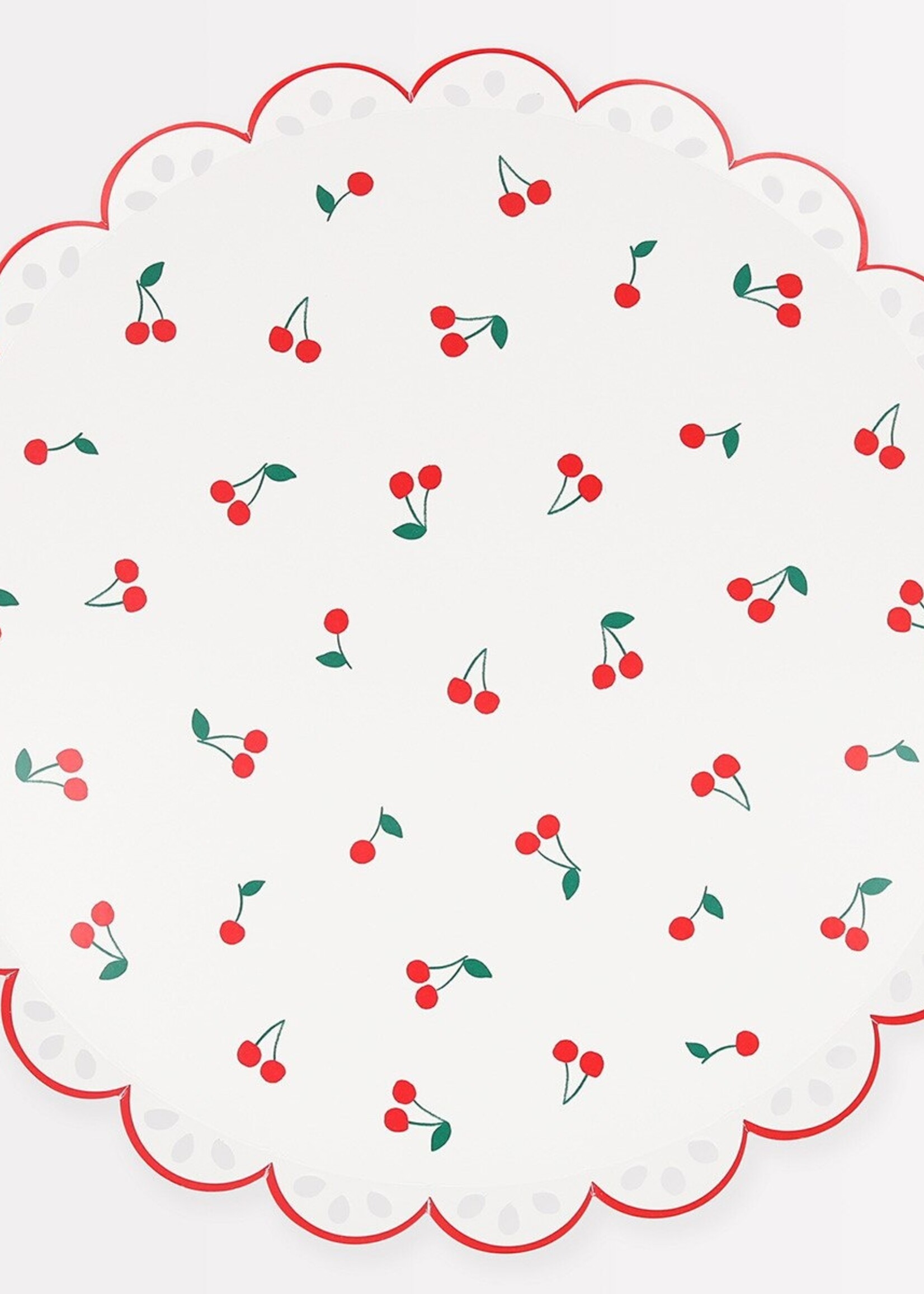Meri Meri Cherry Pattern Dinner Plates