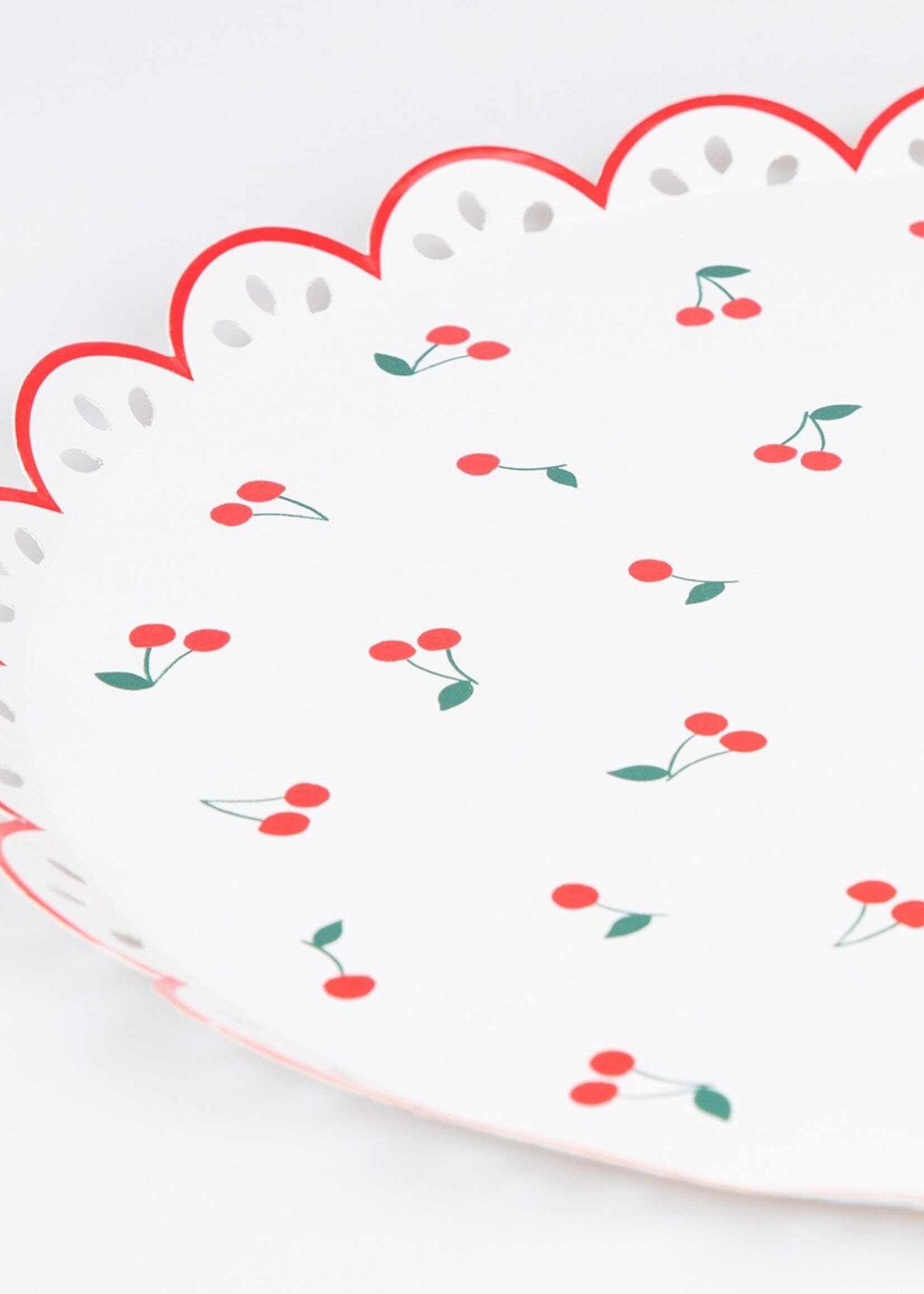 Meri Meri Cherry Pattern Dinner Plates