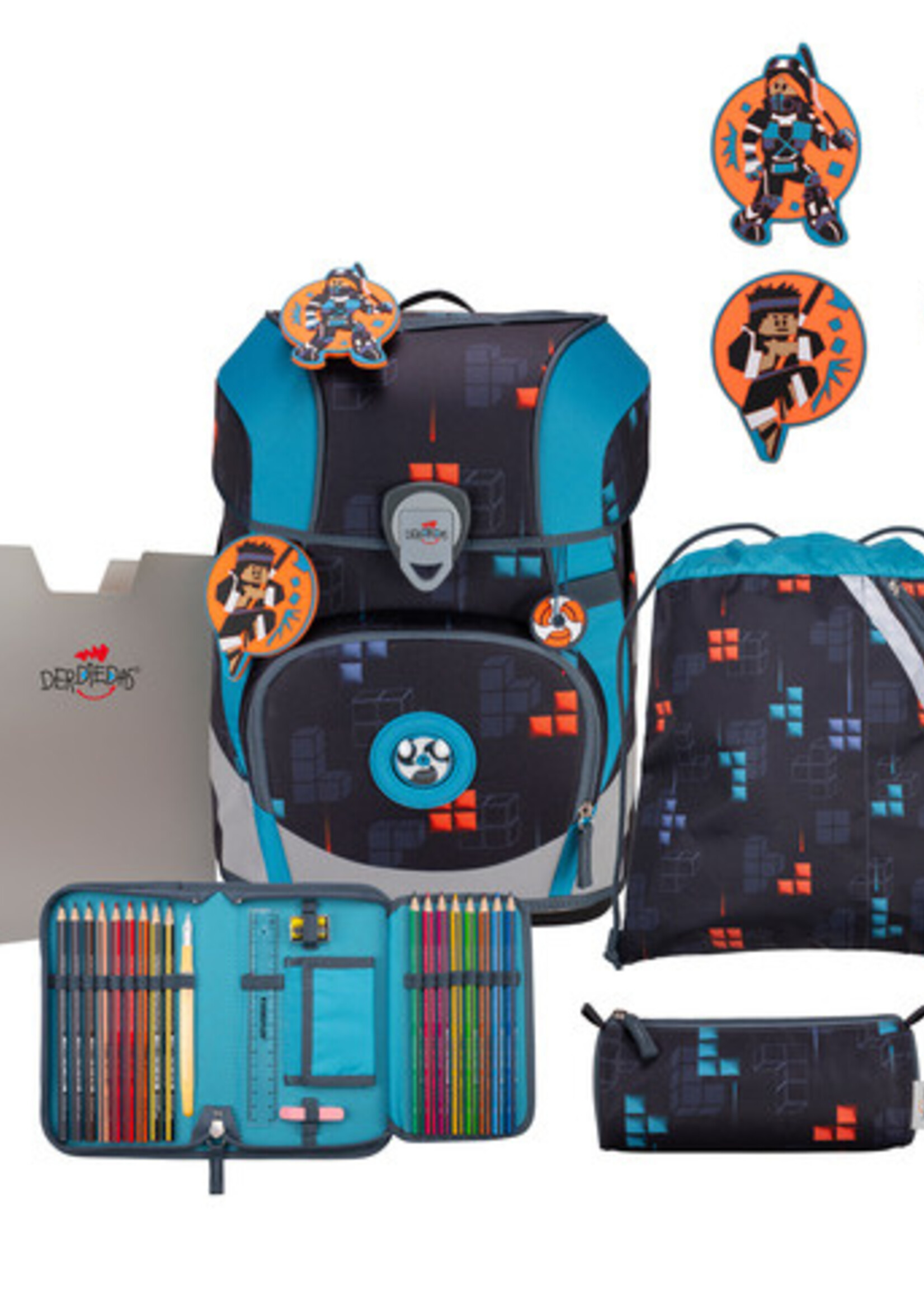 DER DIE DAS Schultaschenset ErgoFlex Tiny