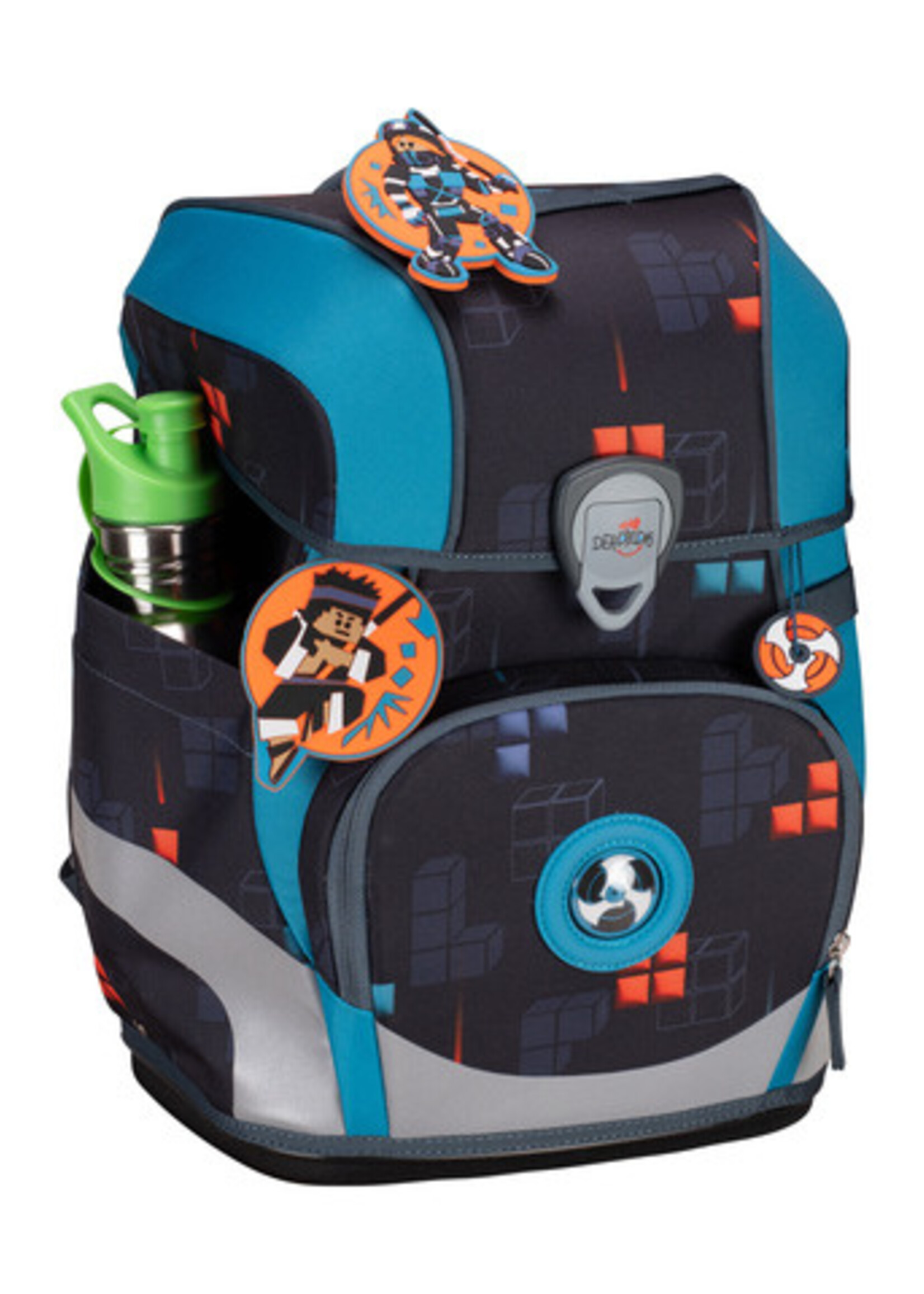 DER DIE DAS Schultaschenset ErgoFlex Tiny Ninja Fighter