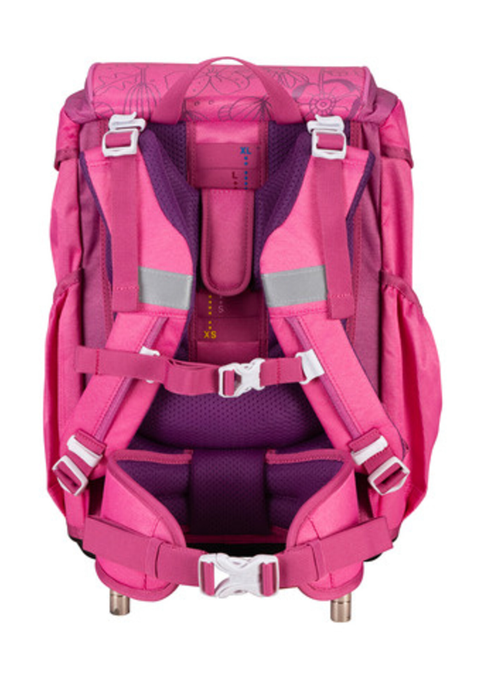 DER DIE DAS Schultaschenset ErgoFlex Eco Pink Planet