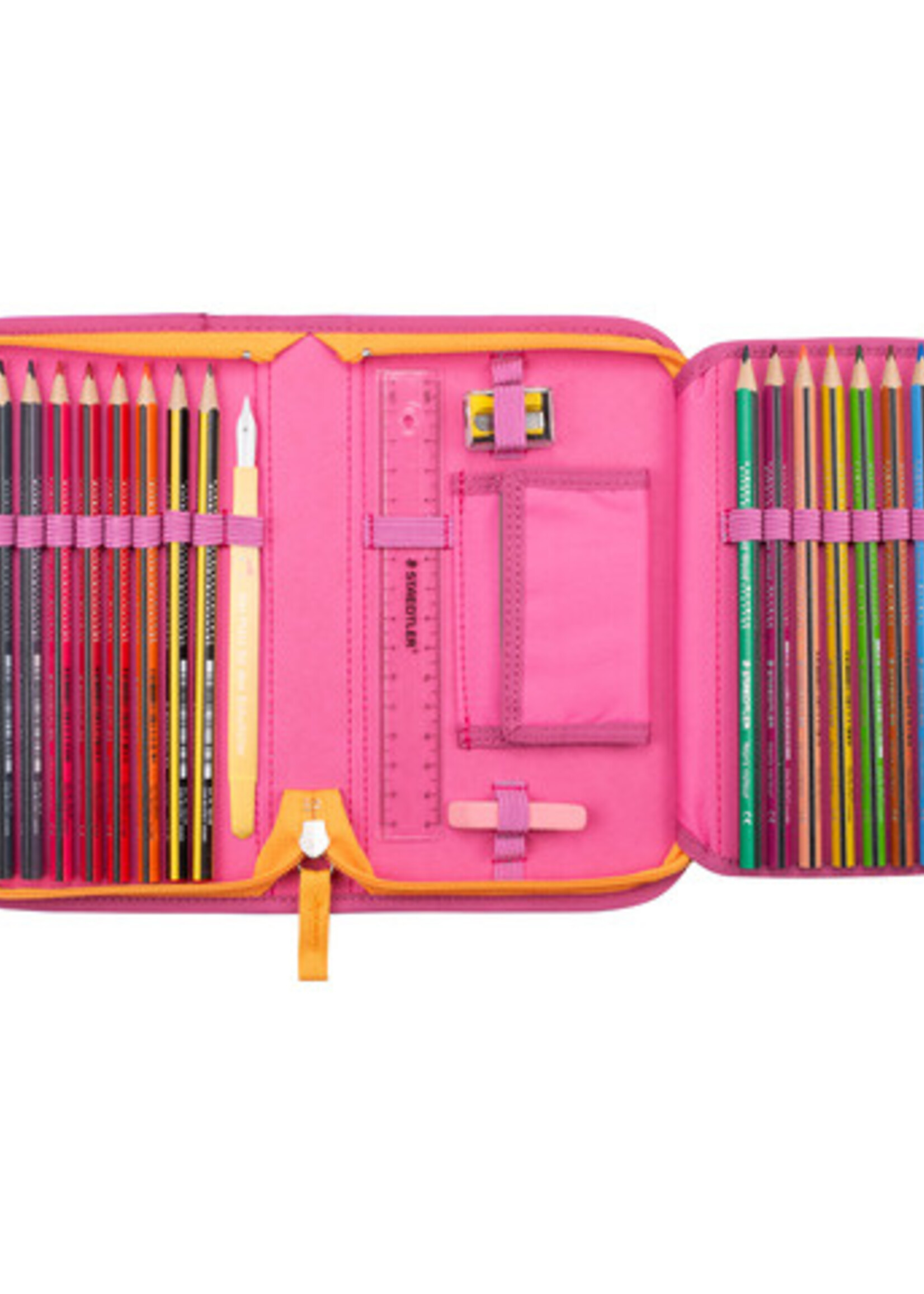 DER DIE DAS Schultaschenset ErgoFlex Eco Pink Planet