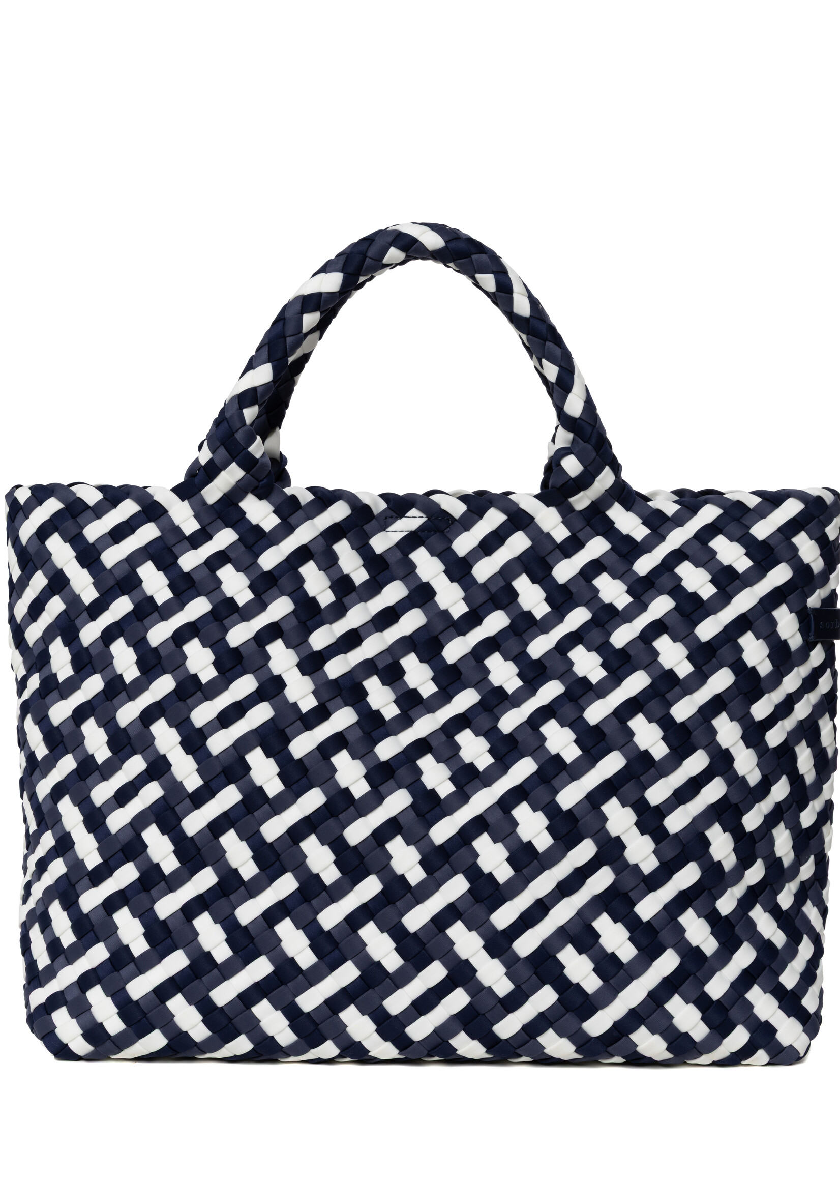 Sorbet Island NEOPRENE MEDIUM TOTE BAG MULTI COLOUR BLUE