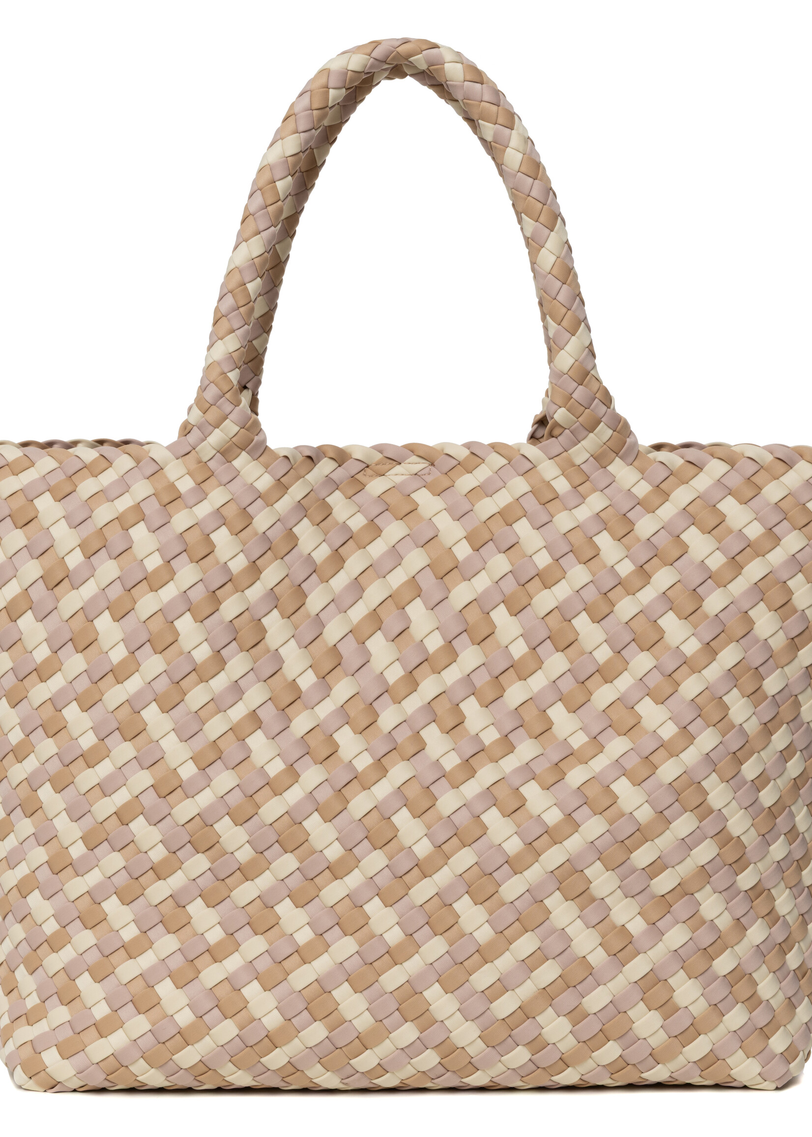 Sorbet Island HANDWOVEN NEOPRENE LARGE TOTE