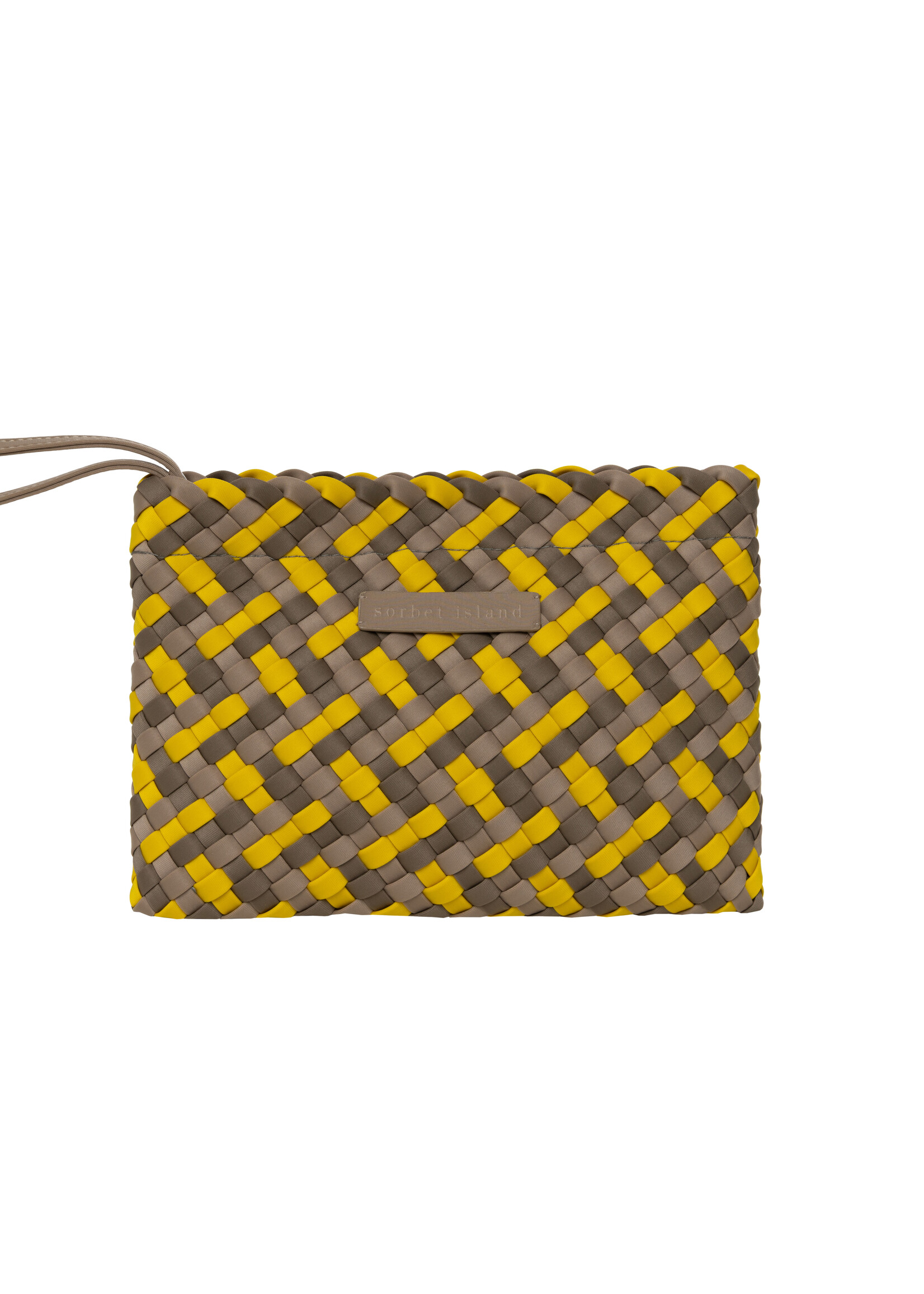 Sorbet Island HANDWOVEN NEOPRENE PENCIL BAG