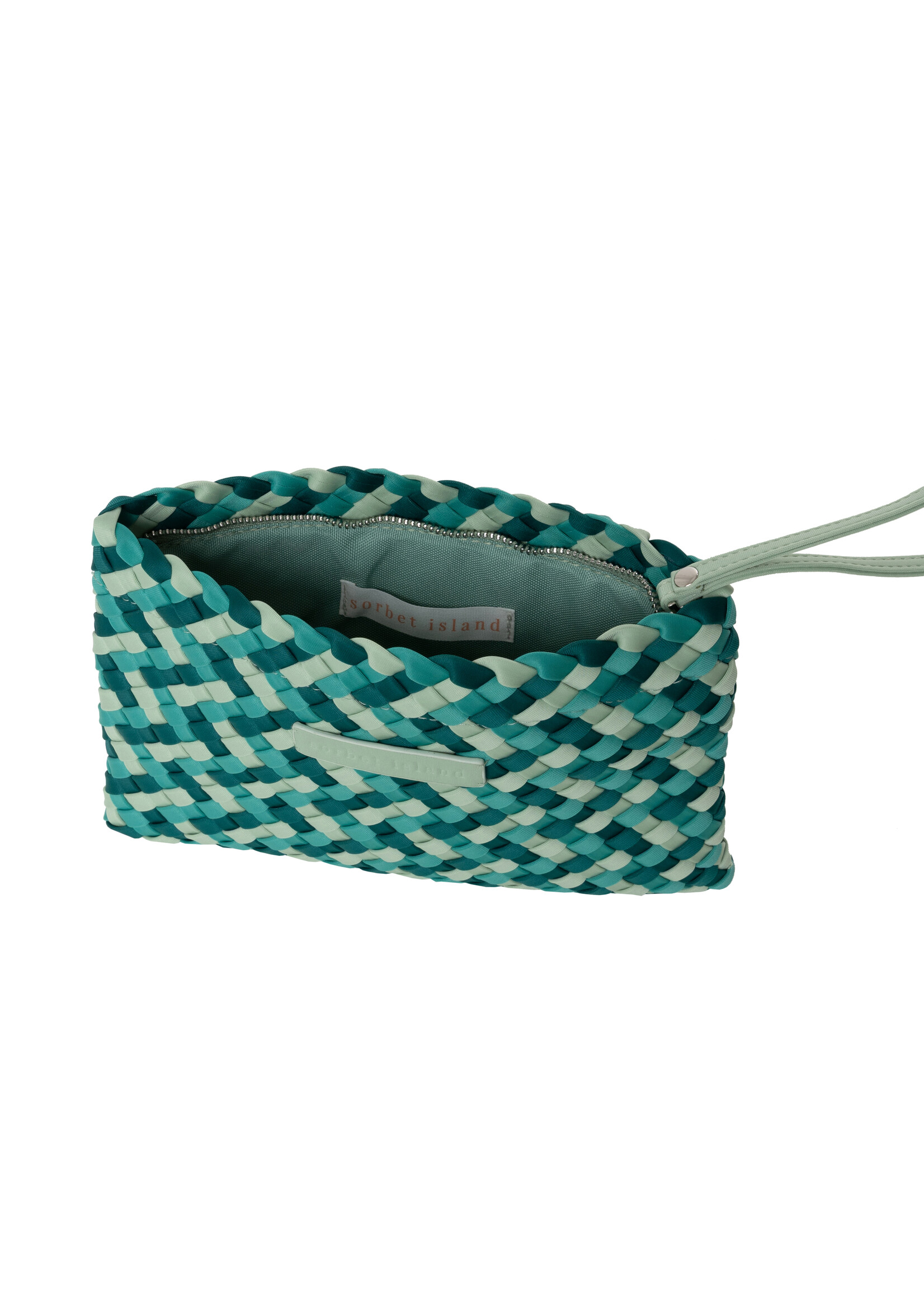 Sorbet Island NEOPRENE PENCIL BAG muliticolour green